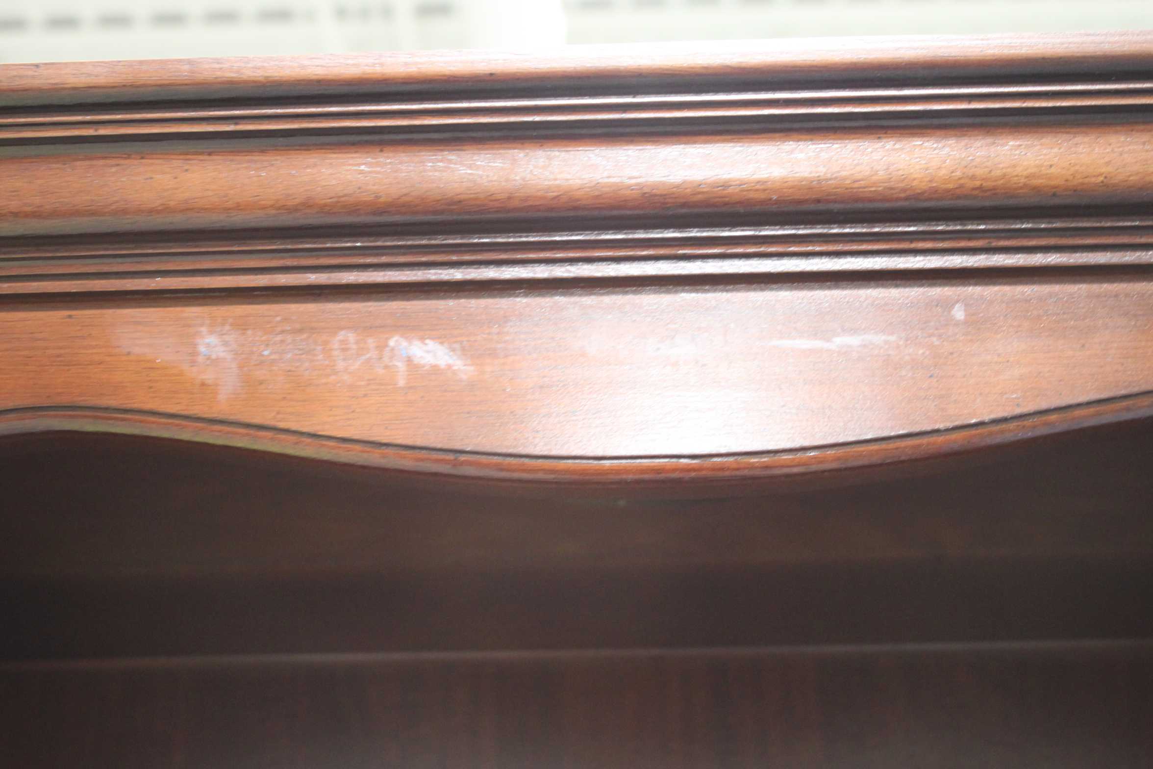 Vintage Queen Anne Style China Cabinet