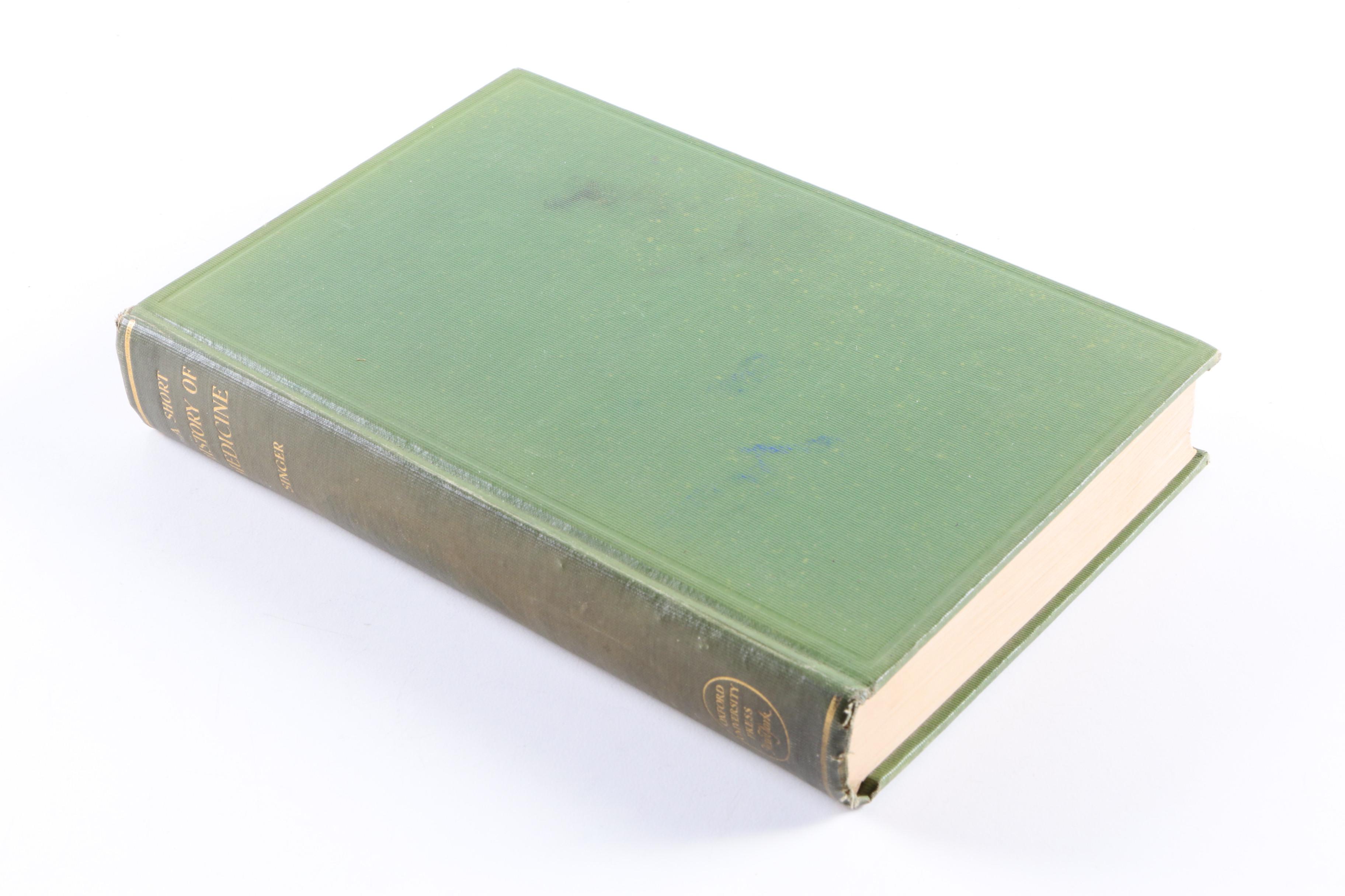 Assortment of Vintage Books on the History of Medicine