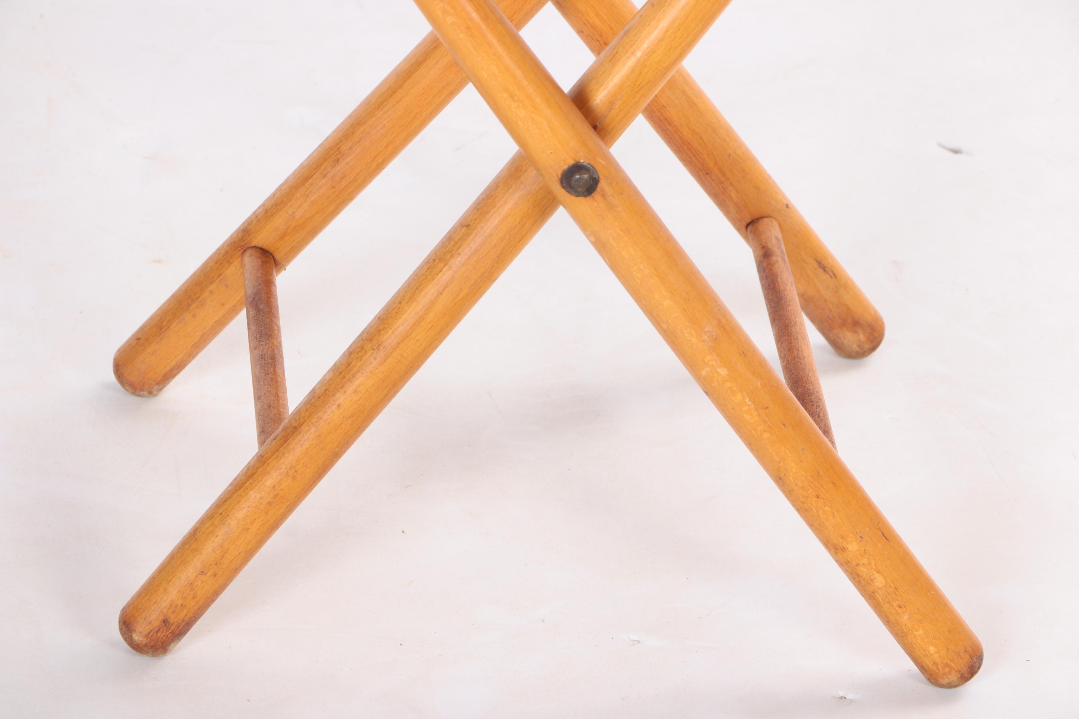 Pair of Folding Wooden Luggage Racks