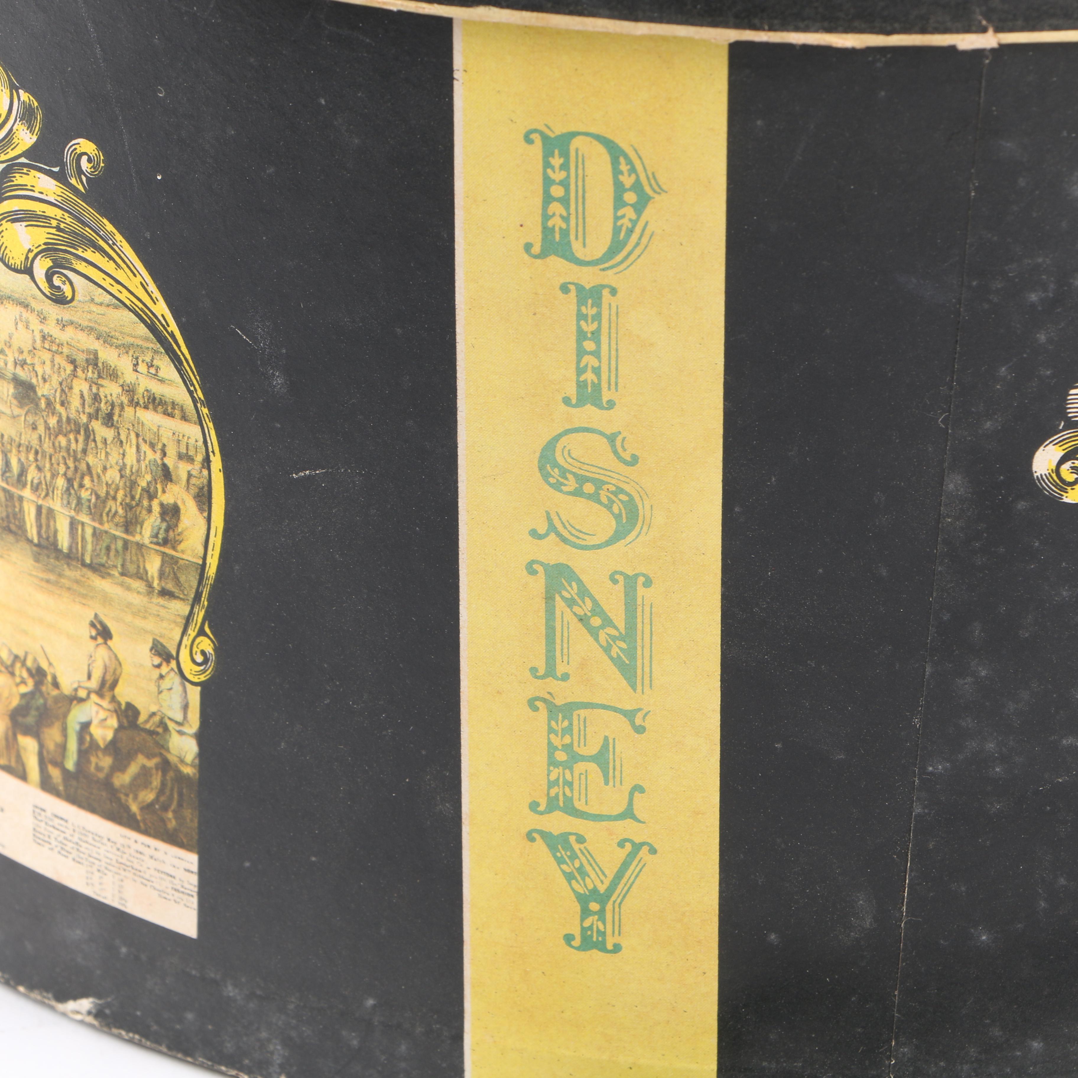 Vintage Disney Felted Fur Trilby Hat and Hatbox