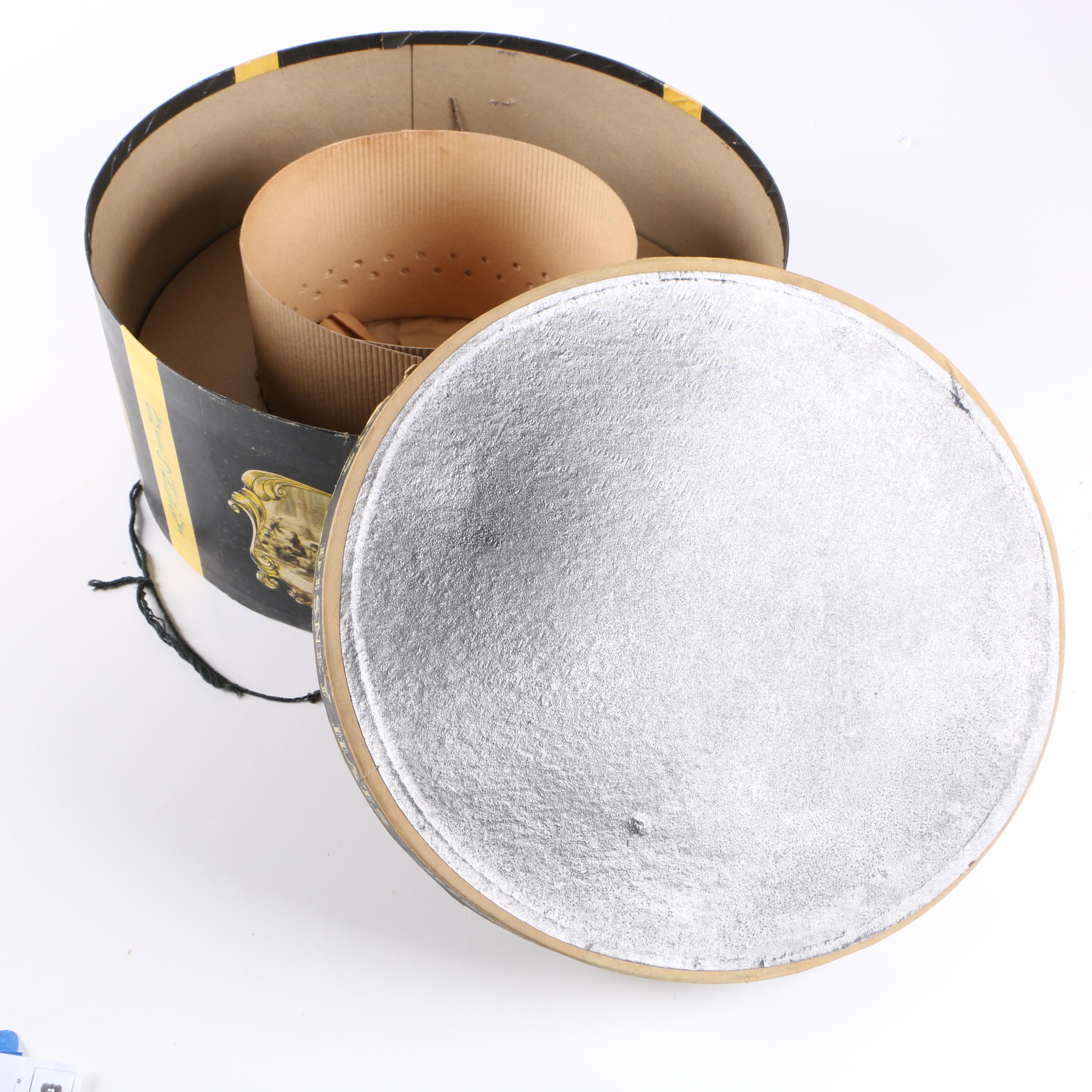 Vintage Disney Felted Fur Trilby Hat and Hatbox