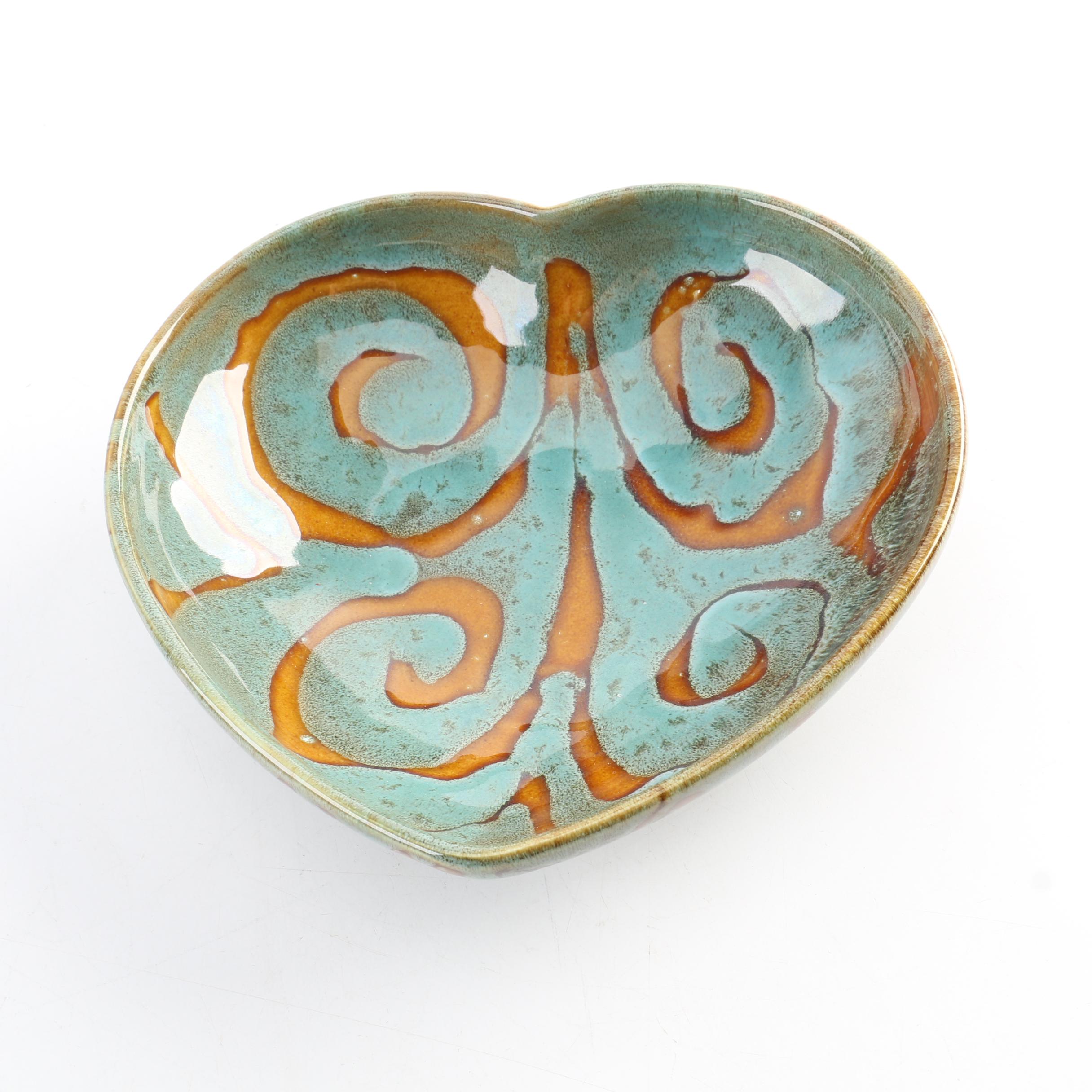 Irish Ceramic Heart Dish