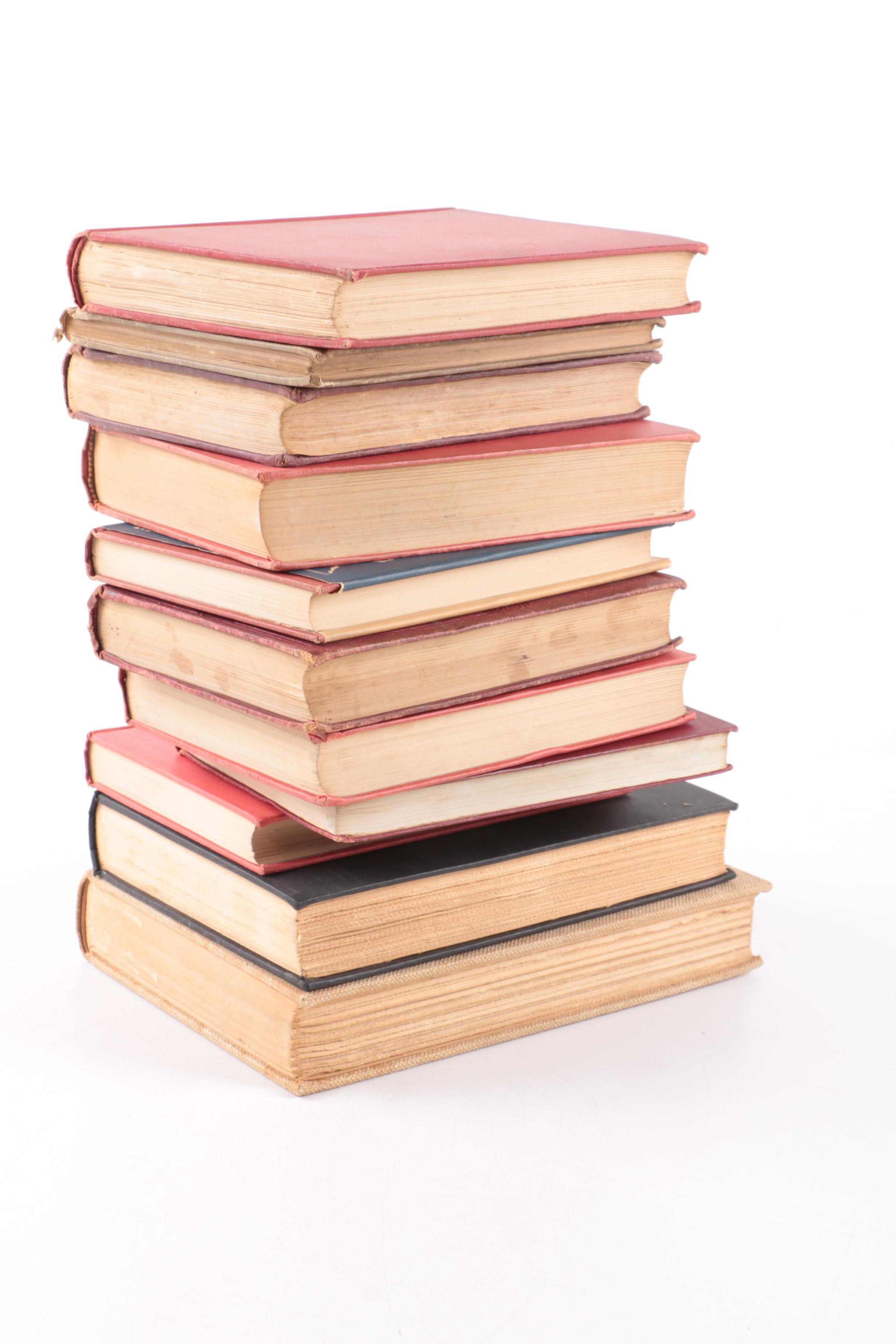 Collection of Hardbound Classics Including "Doctor Faustus" and "The Decamaron"