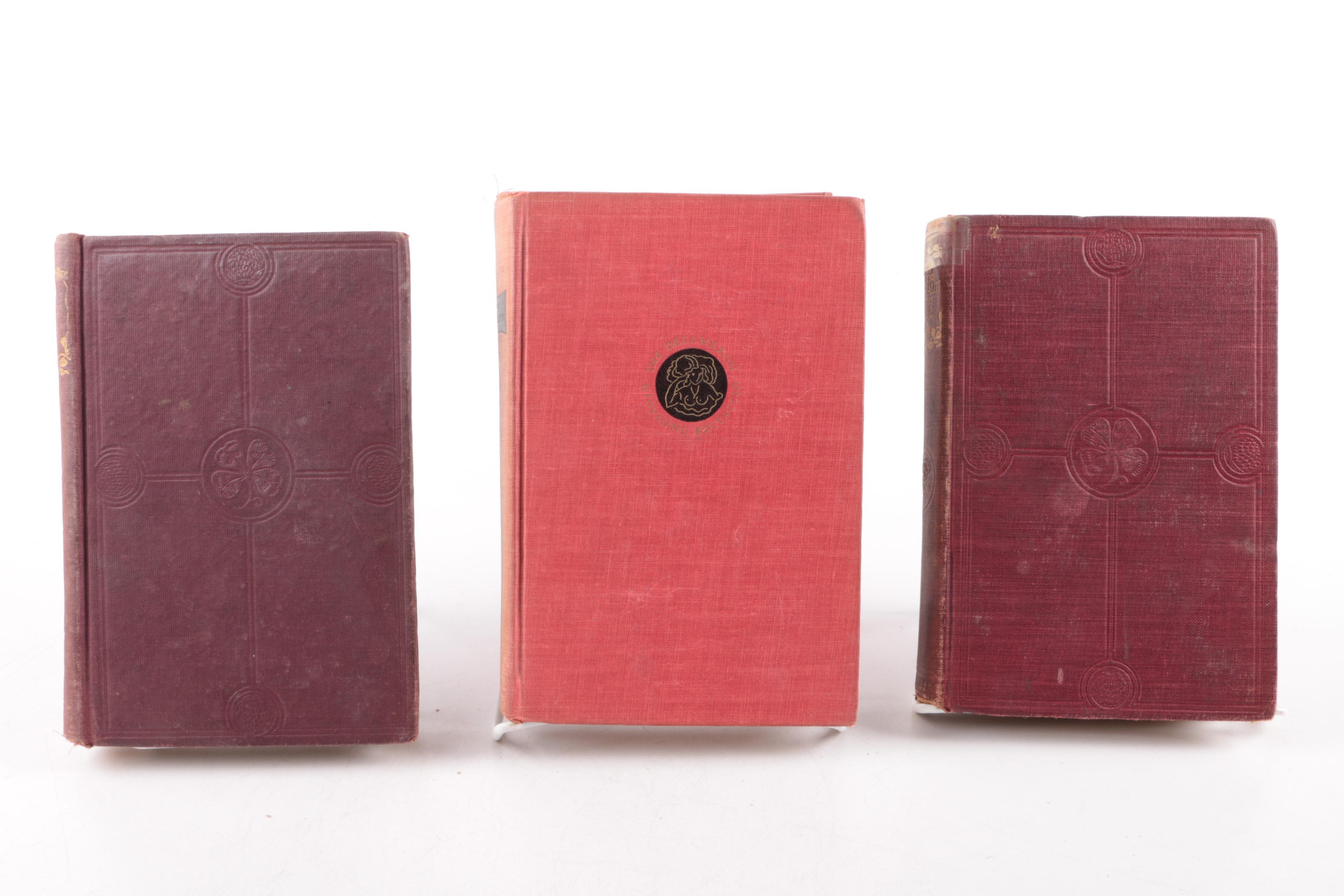 Collection of Hardbound Classics Including "Doctor Faustus" and "The Decamaron"