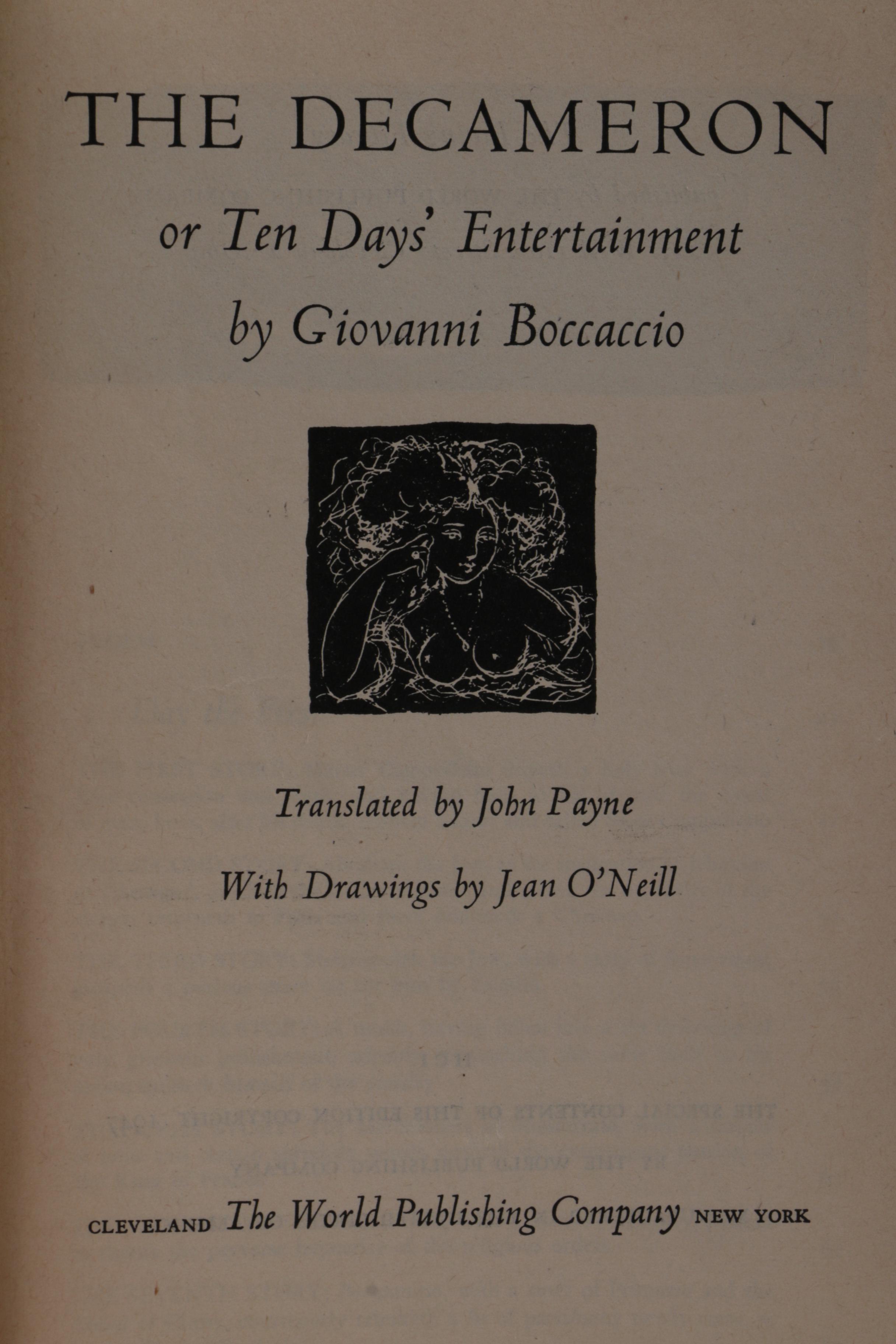 Collection of Hardbound Classics Including "Doctor Faustus" and "The Decamaron"