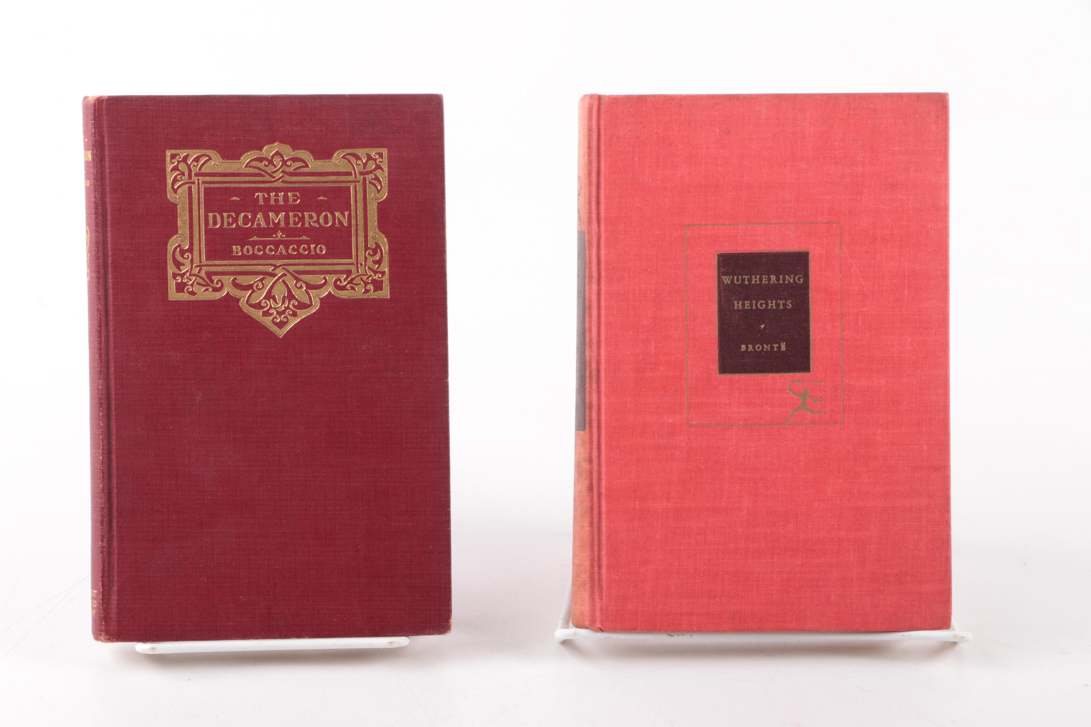 Collection of Hardbound Classics Including "Doctor Faustus" and "The Decamaron"