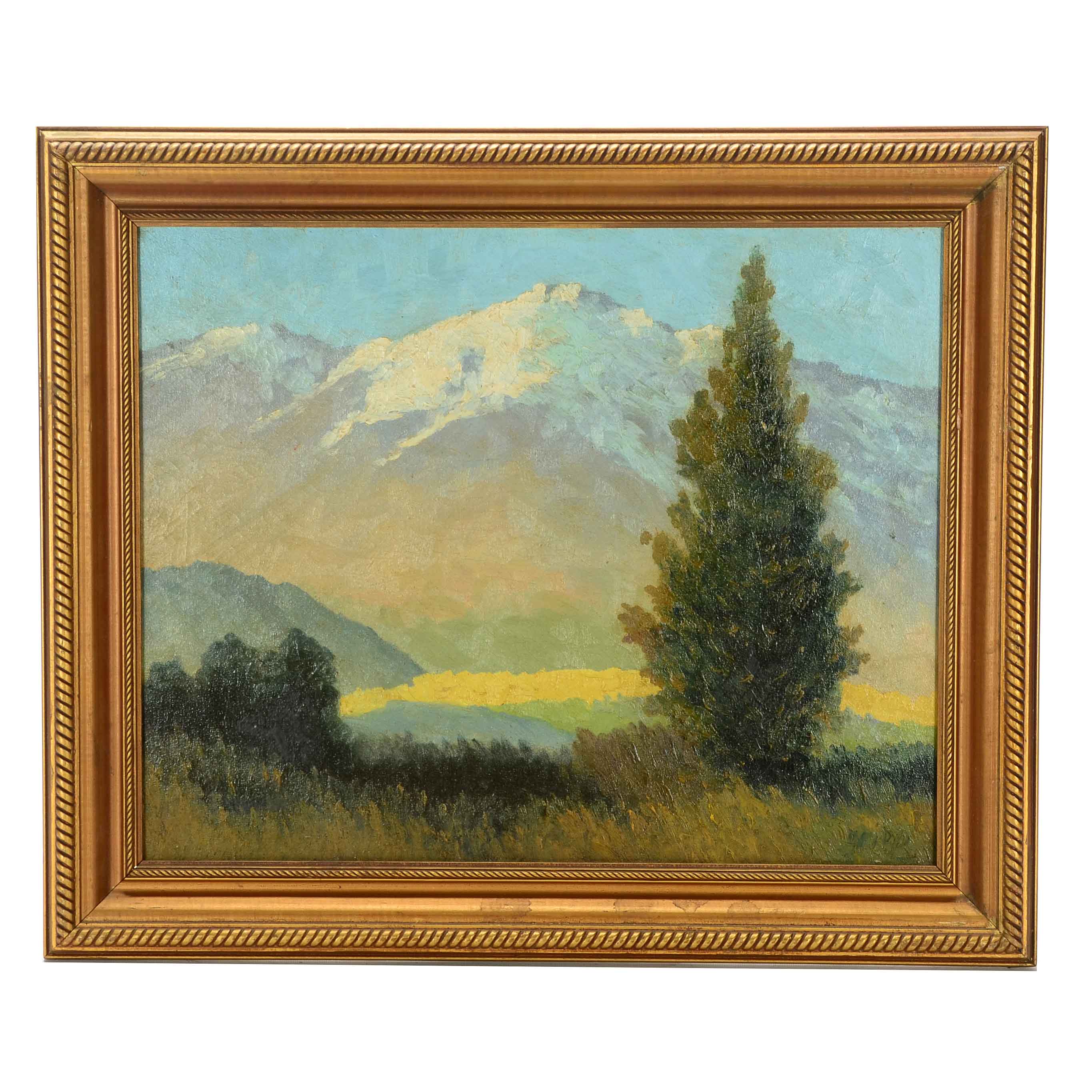 Glynn Morris Oil Painting of a Landscape
