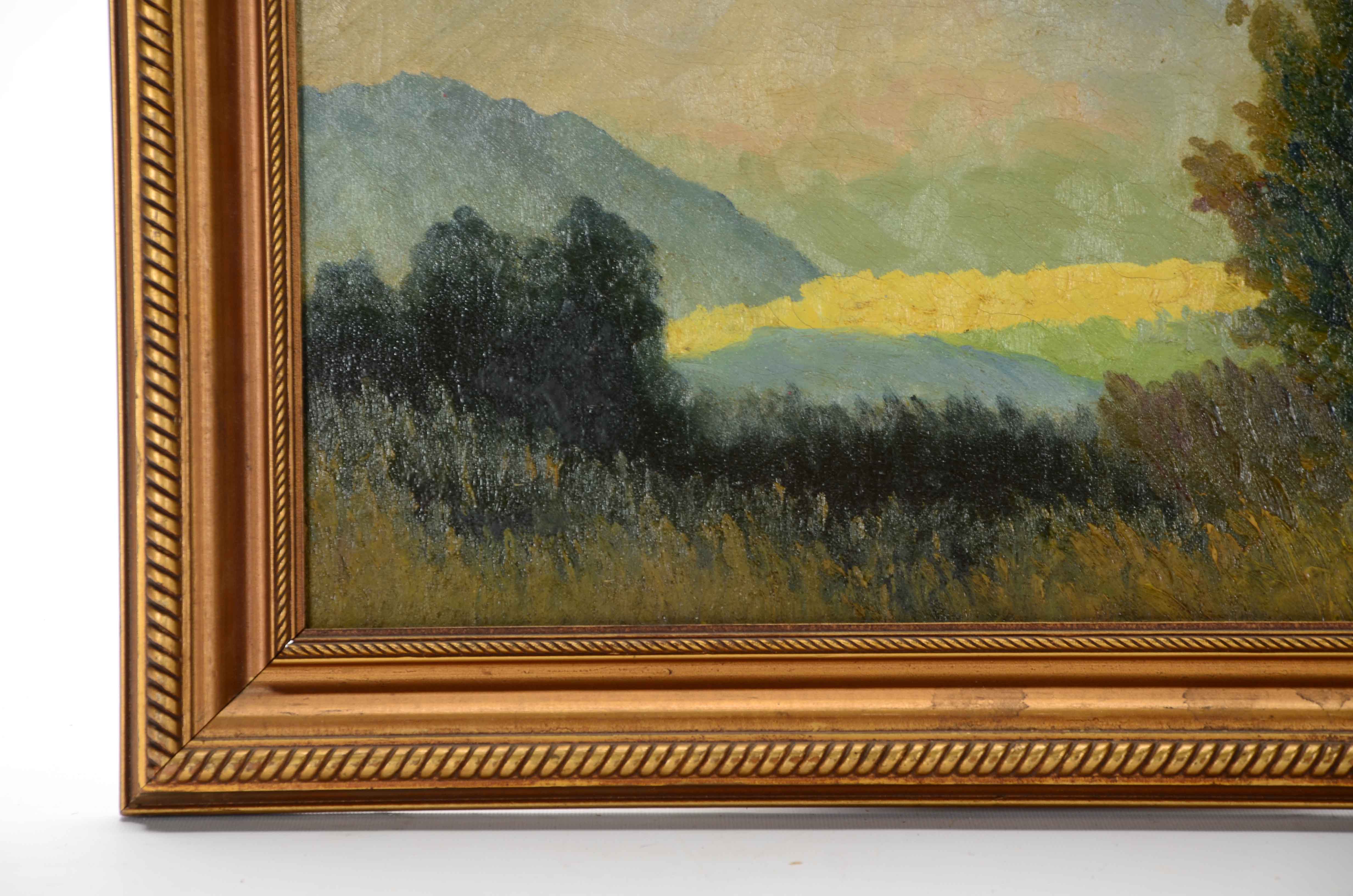 Glynn Morris Oil Painting of a Landscape