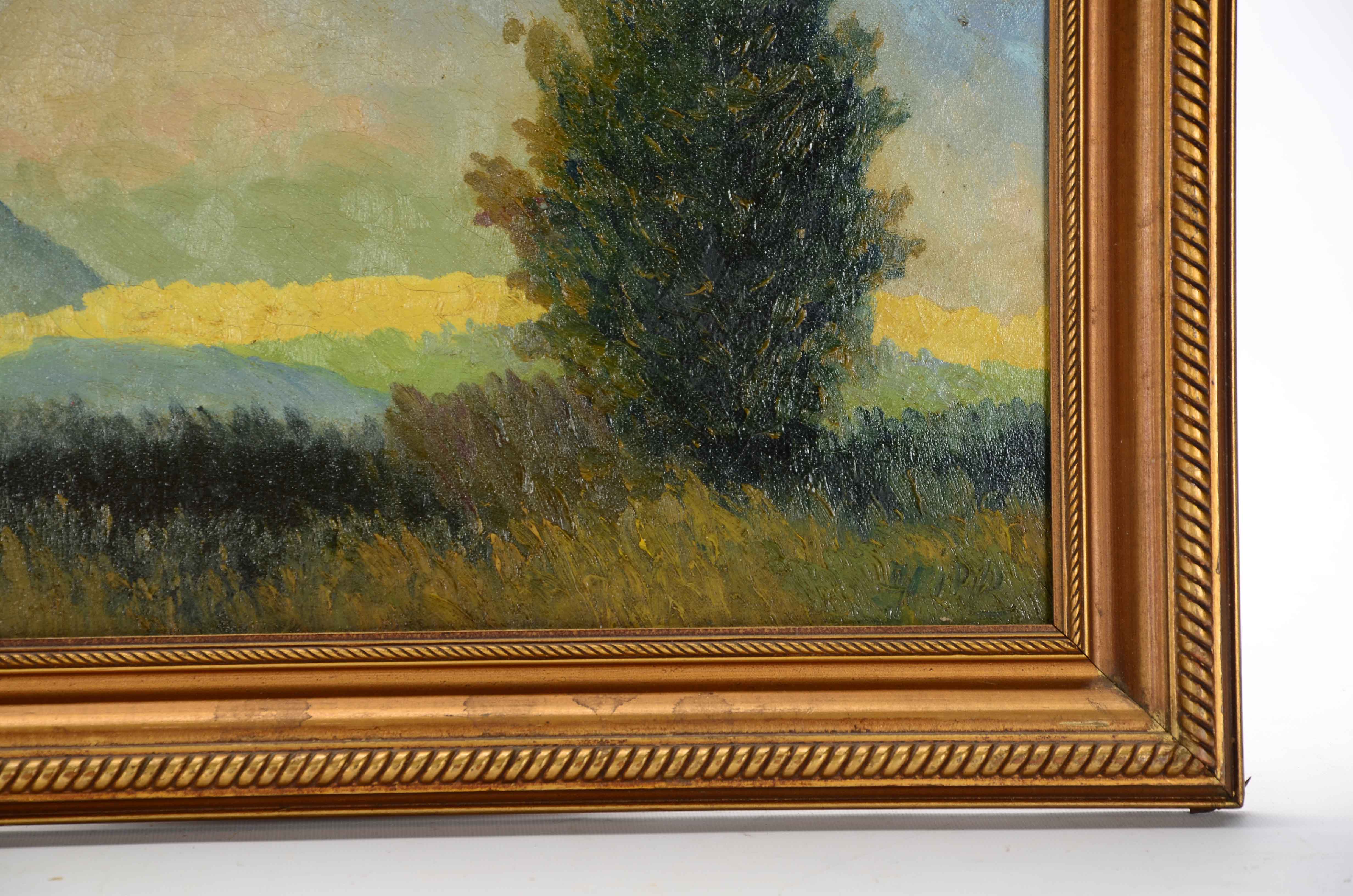 Glynn Morris Oil Painting of a Landscape