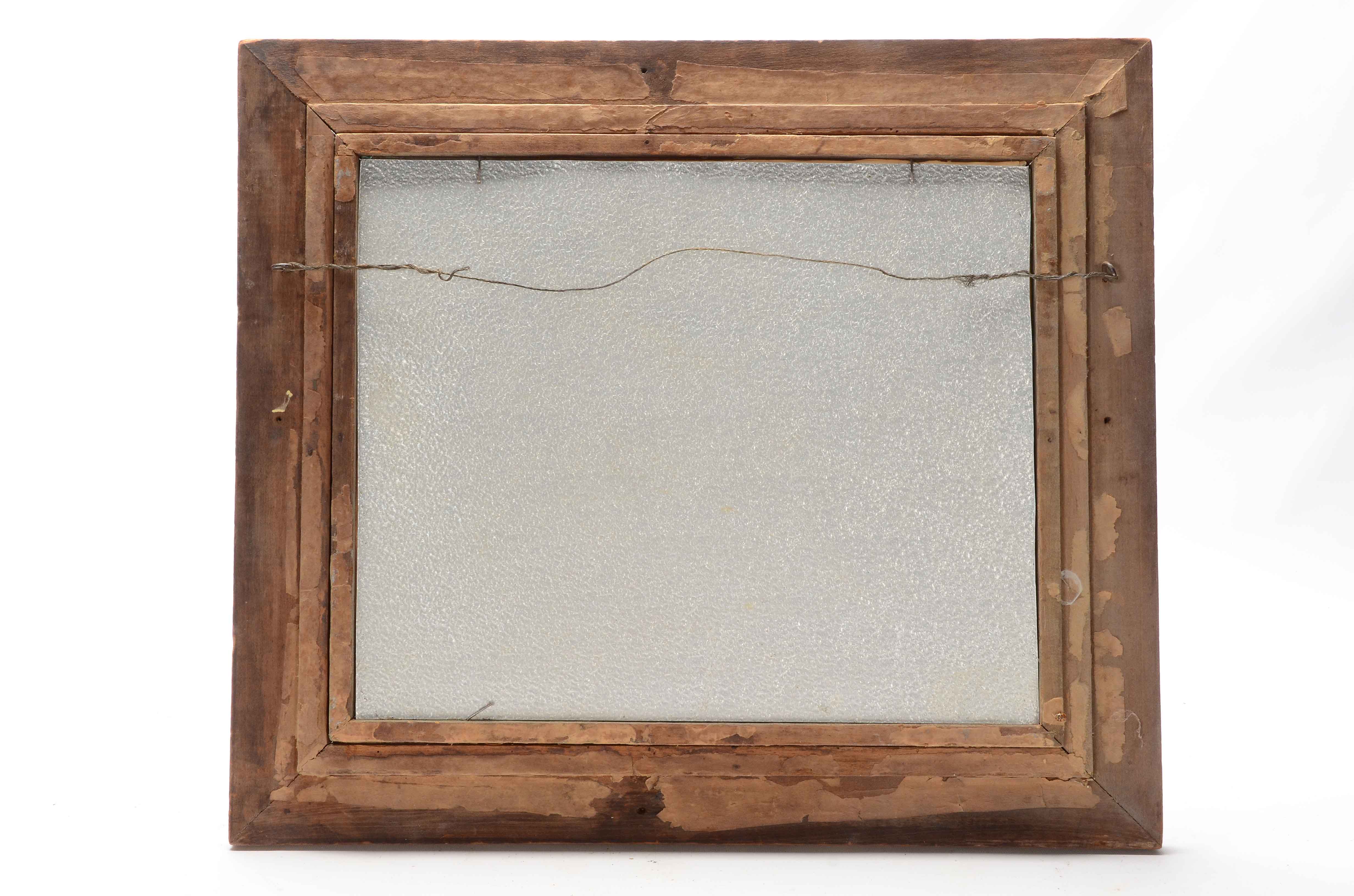 Offset Lithograph in Victorian Grape Motif Frame