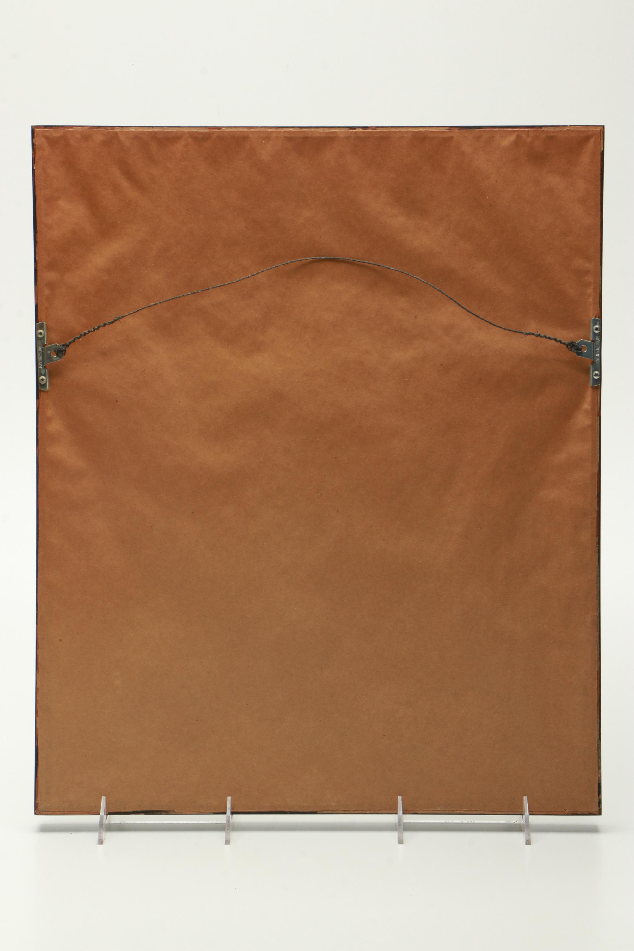 Kamron Ink Drawing on Paper of a Floating Market