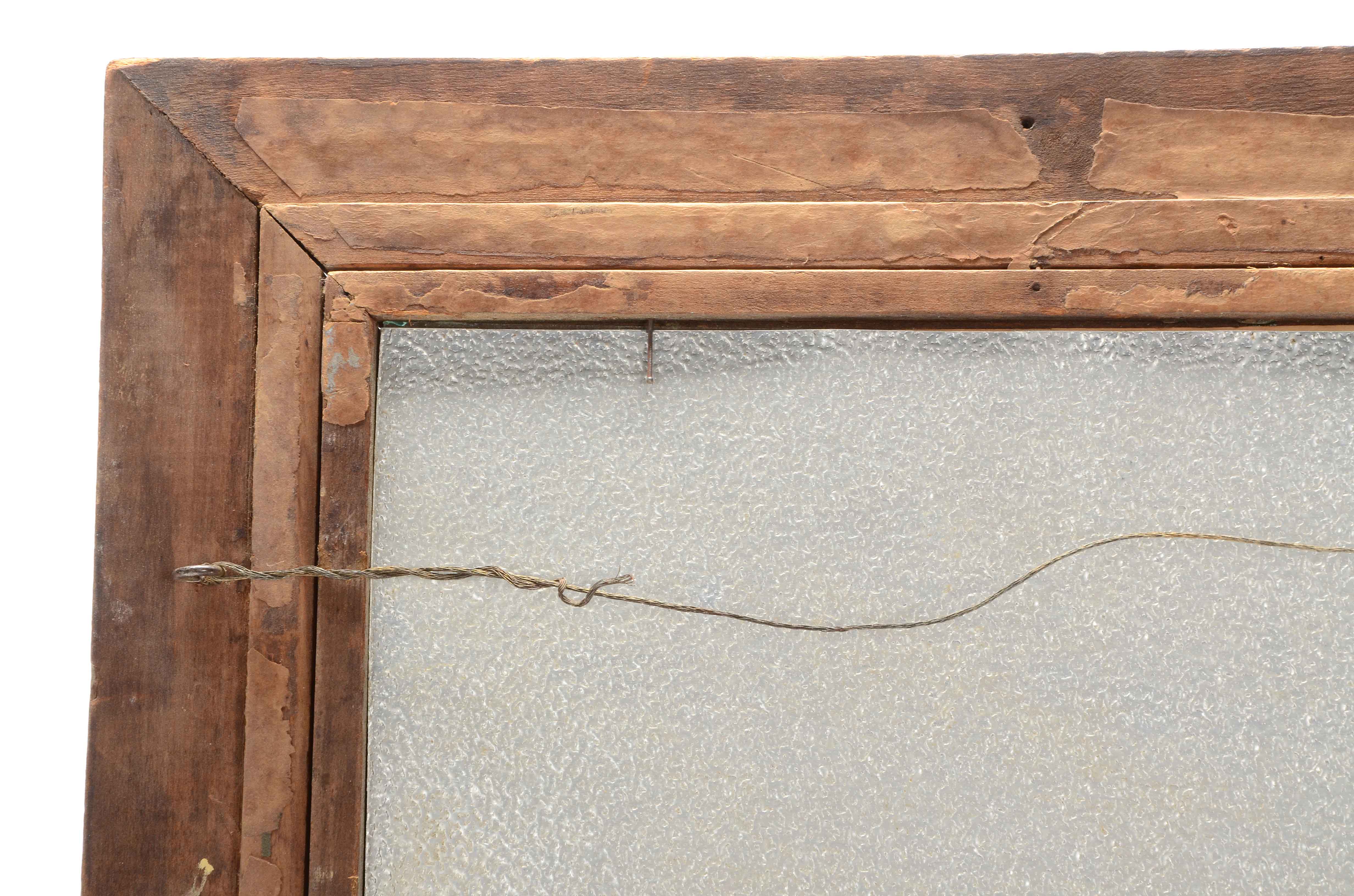 Offset Lithograph in Victorian Grape Motif Frame