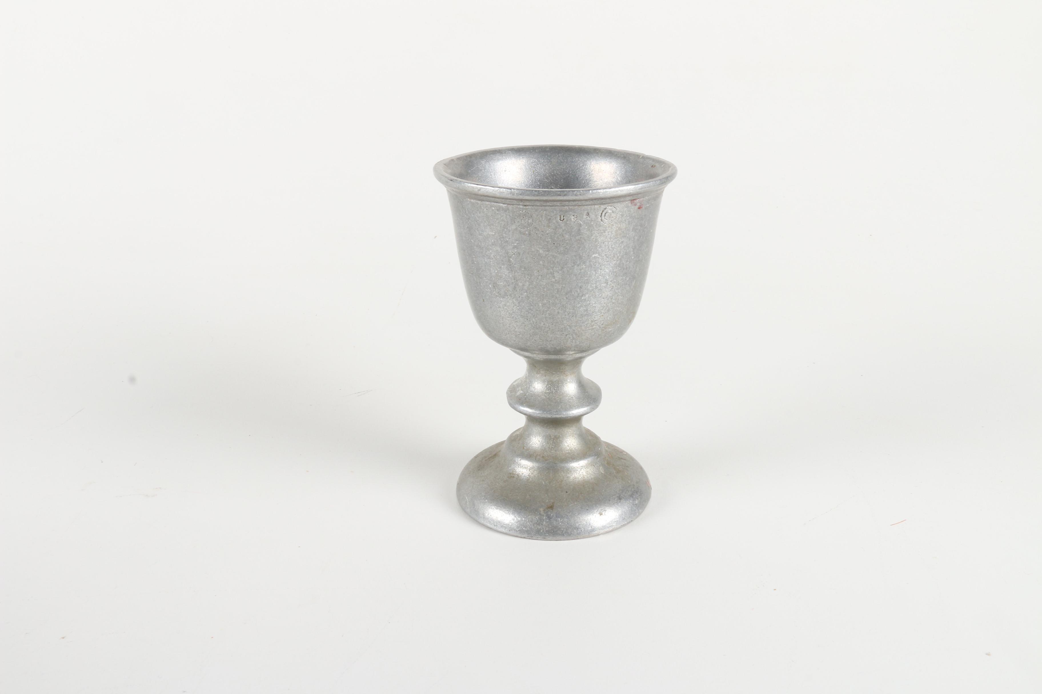 Set of Wilton Armetale Pewter Goblets