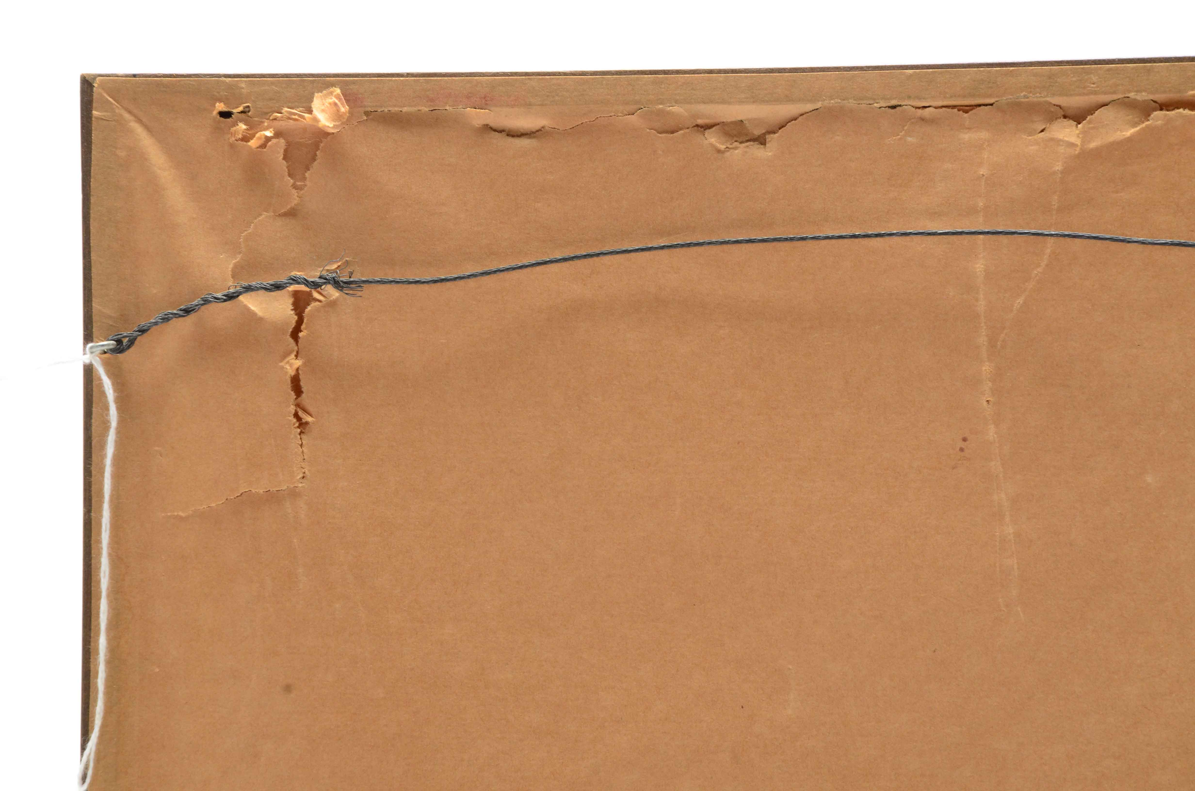 Murl Rush Signed Original Gouache and Watercolor Painting "White Man's Buffalo"