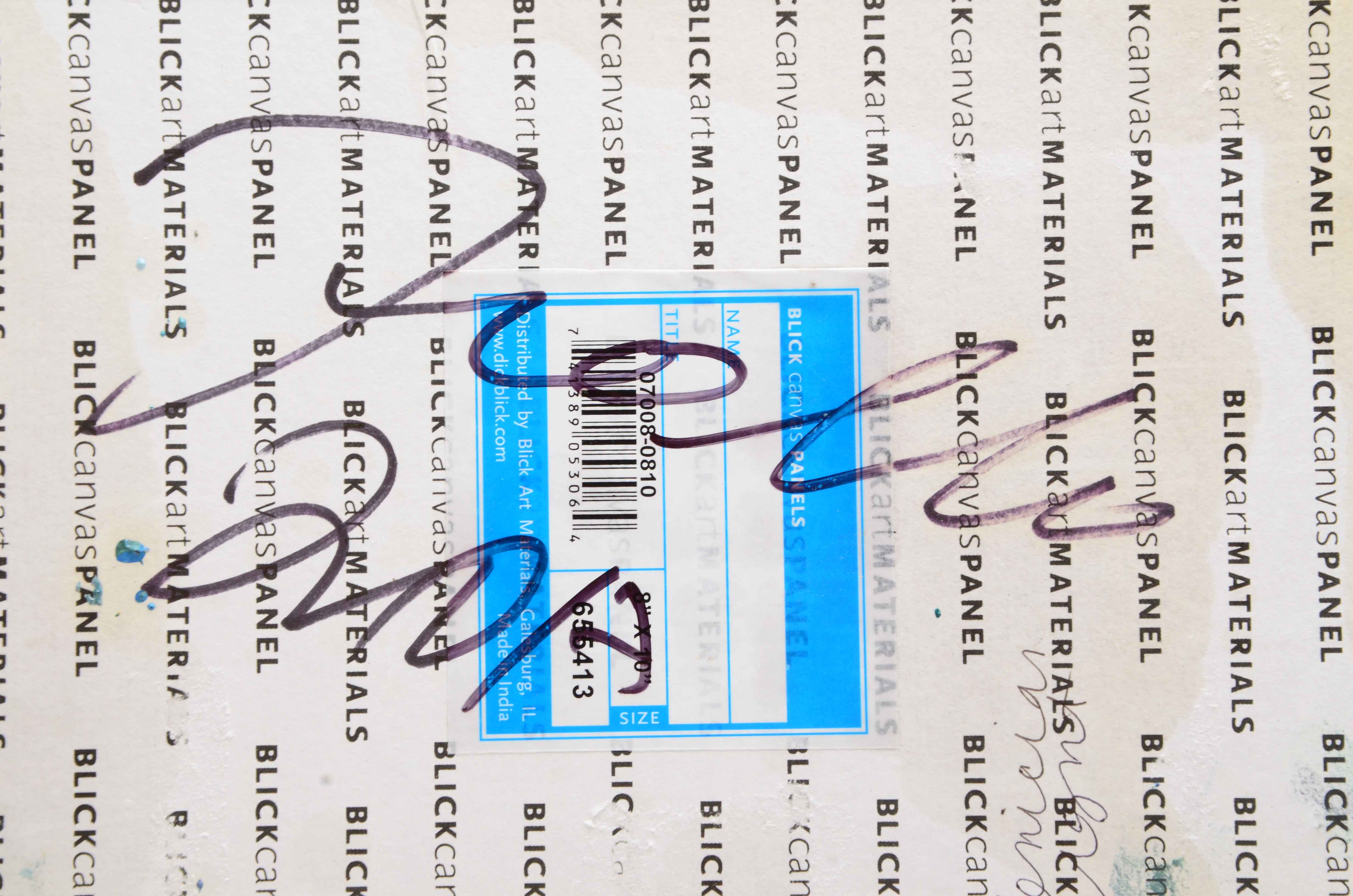 Jose Trujillo Oil on Canvas Board Painting "Venician Light"