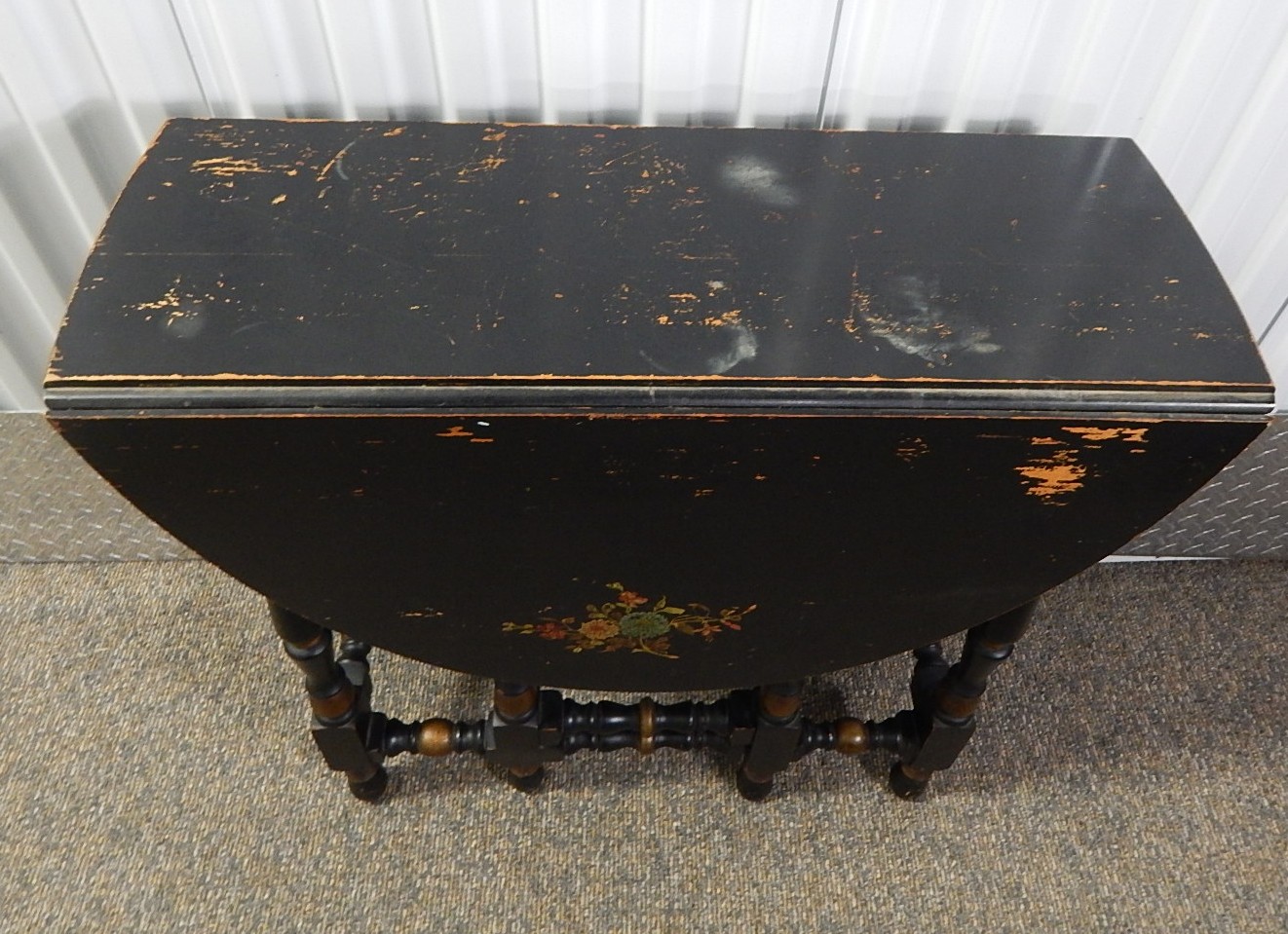 Antique Country French Gate Leg Drop Leaf Table