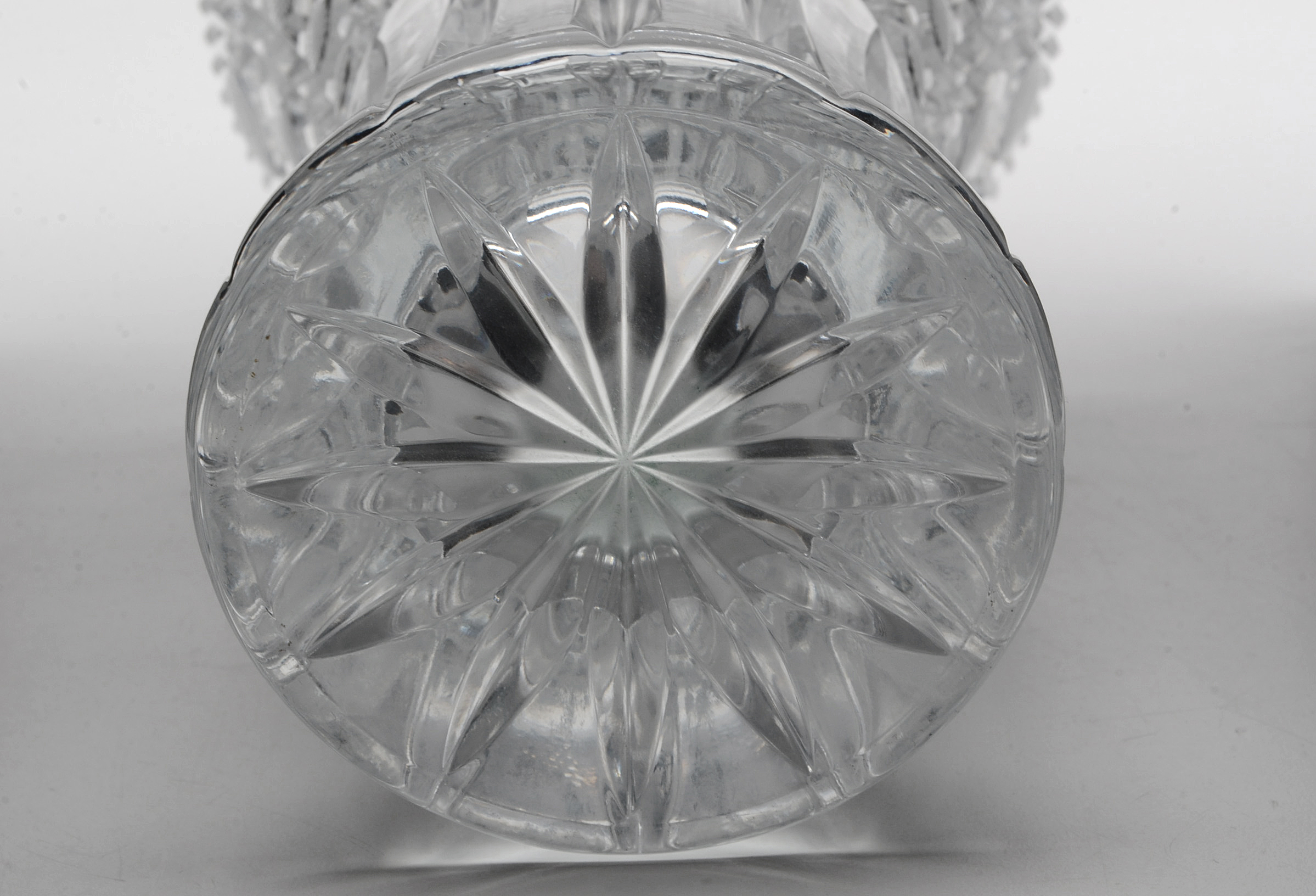 Vintage Cut Crystal Bowl, Vase and Bud Vase