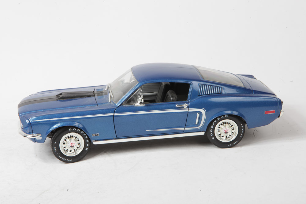 Die-Cast Muscle Car Models of Ford Mustangs