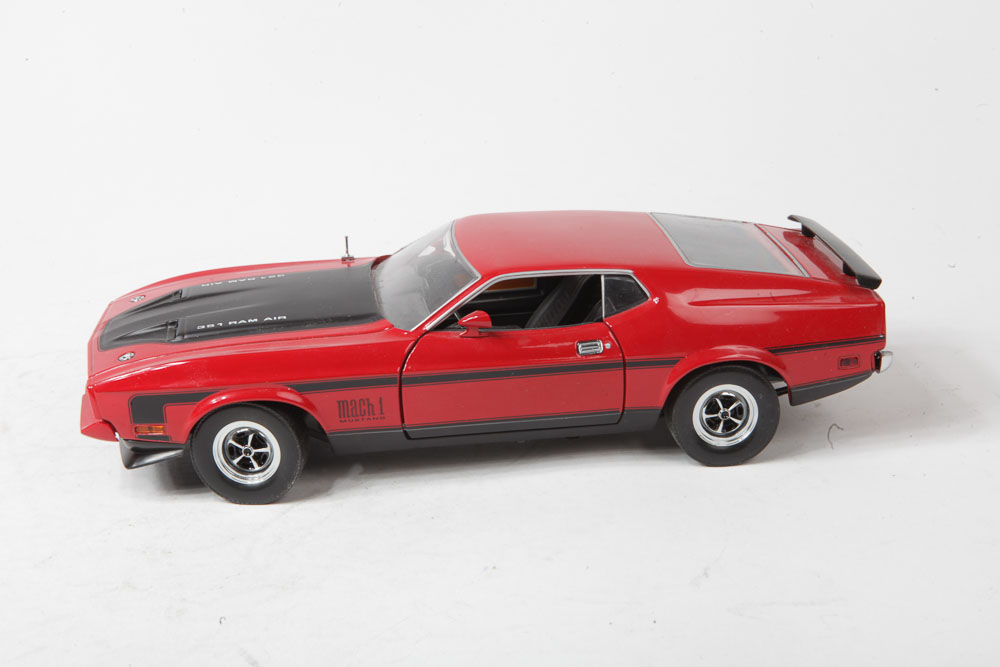 Die-Cast Muscle Car Models of Ford Mustangs