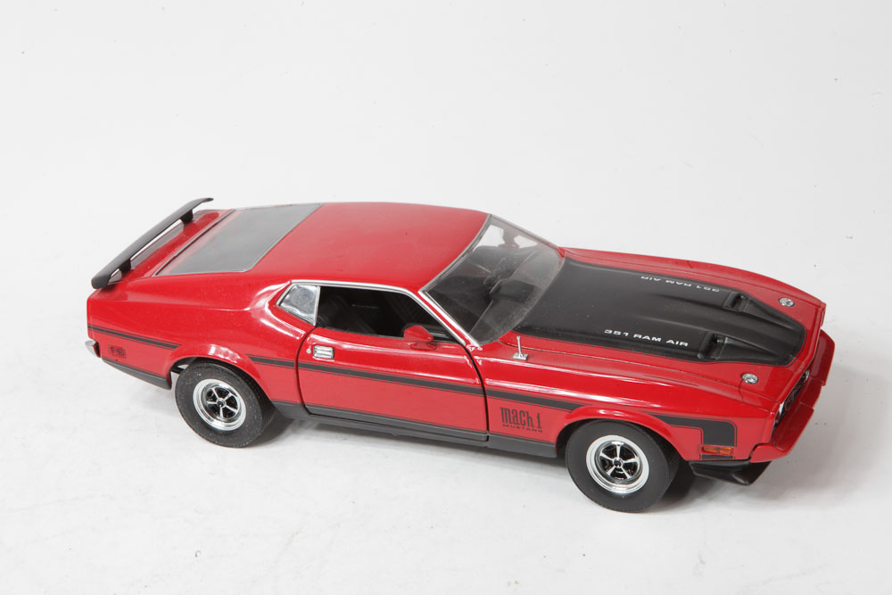 Die-Cast Muscle Car Models of Ford Mustangs
