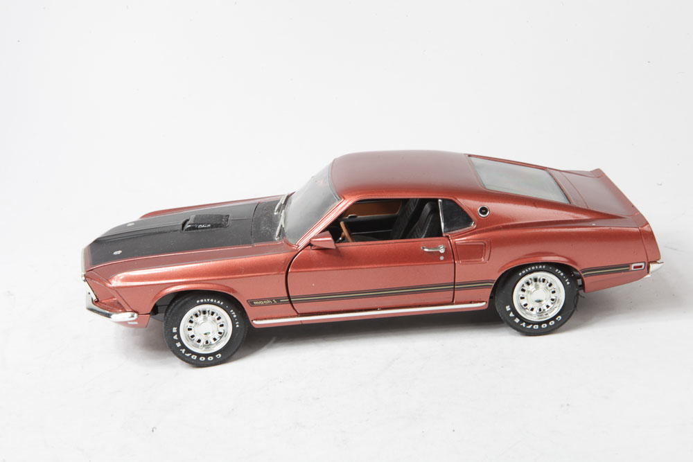 Die-Cast Muscle Car Models of Ford Mustangs