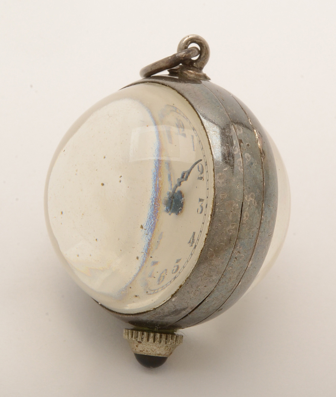 Vintage Glass Ball Pendant Watch