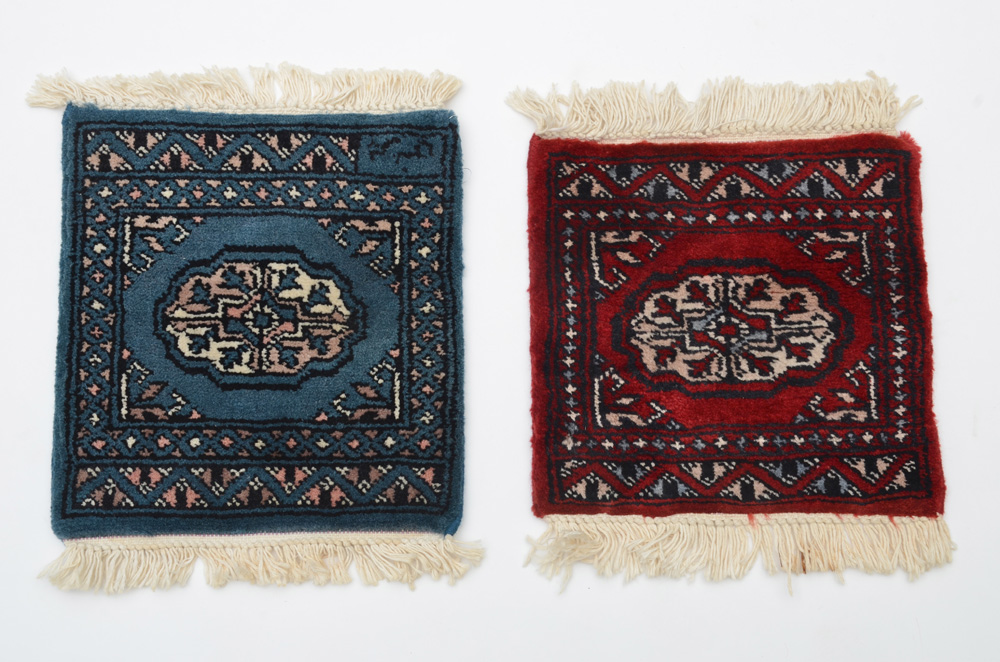 Persian Hand Knotted Wool Table Mats