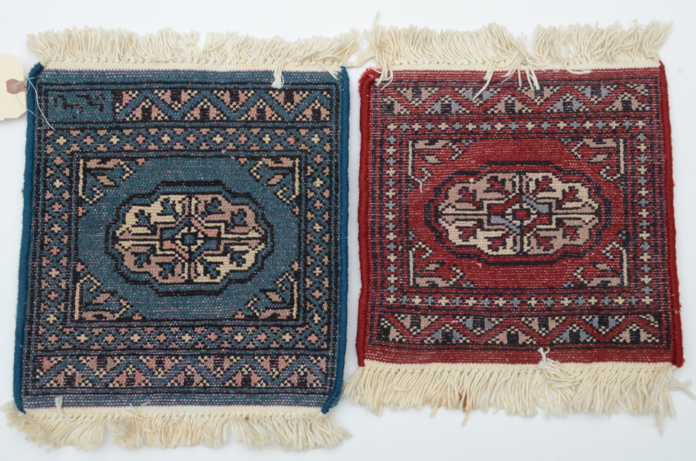 Persian Hand Knotted Wool Table Mats