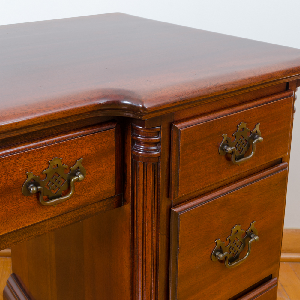 Chippendale Style Mahogany Desk and Chair