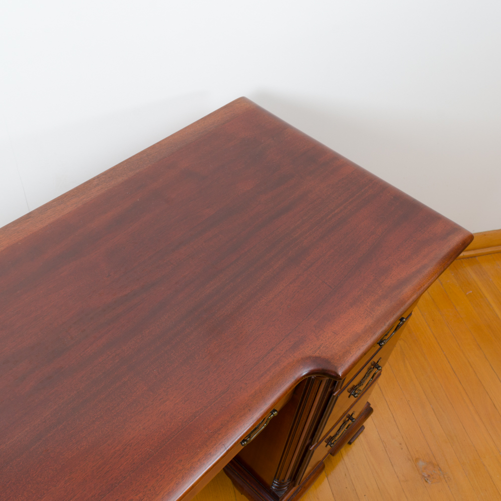 Chippendale Style Mahogany Desk and Chair