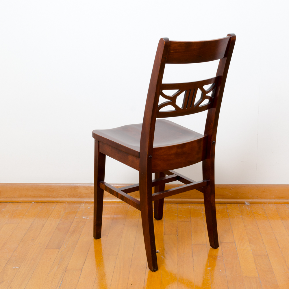Chippendale Style Mahogany Desk and Chair