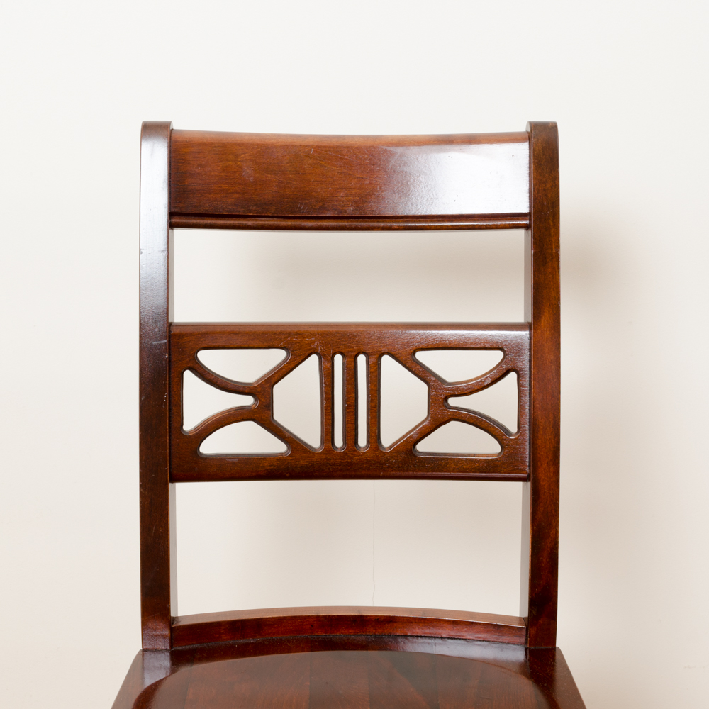 Chippendale Style Mahogany Desk and Chair