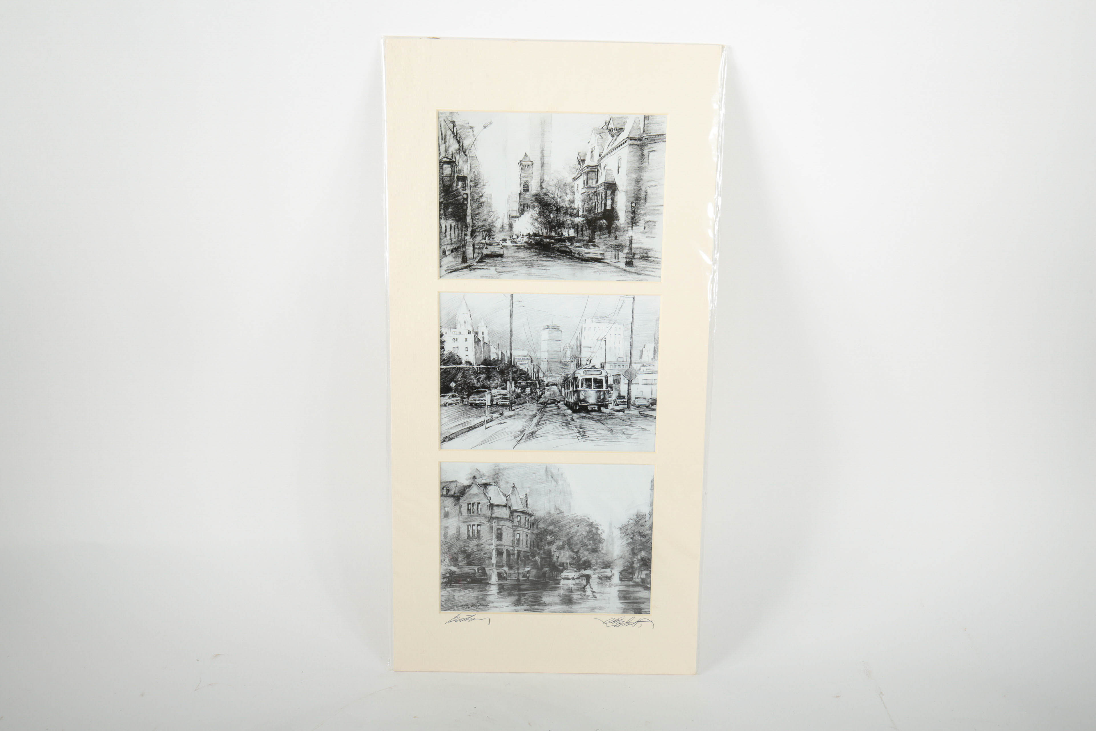 Charlie Wang Reproduction Prints on Paper of Street Views