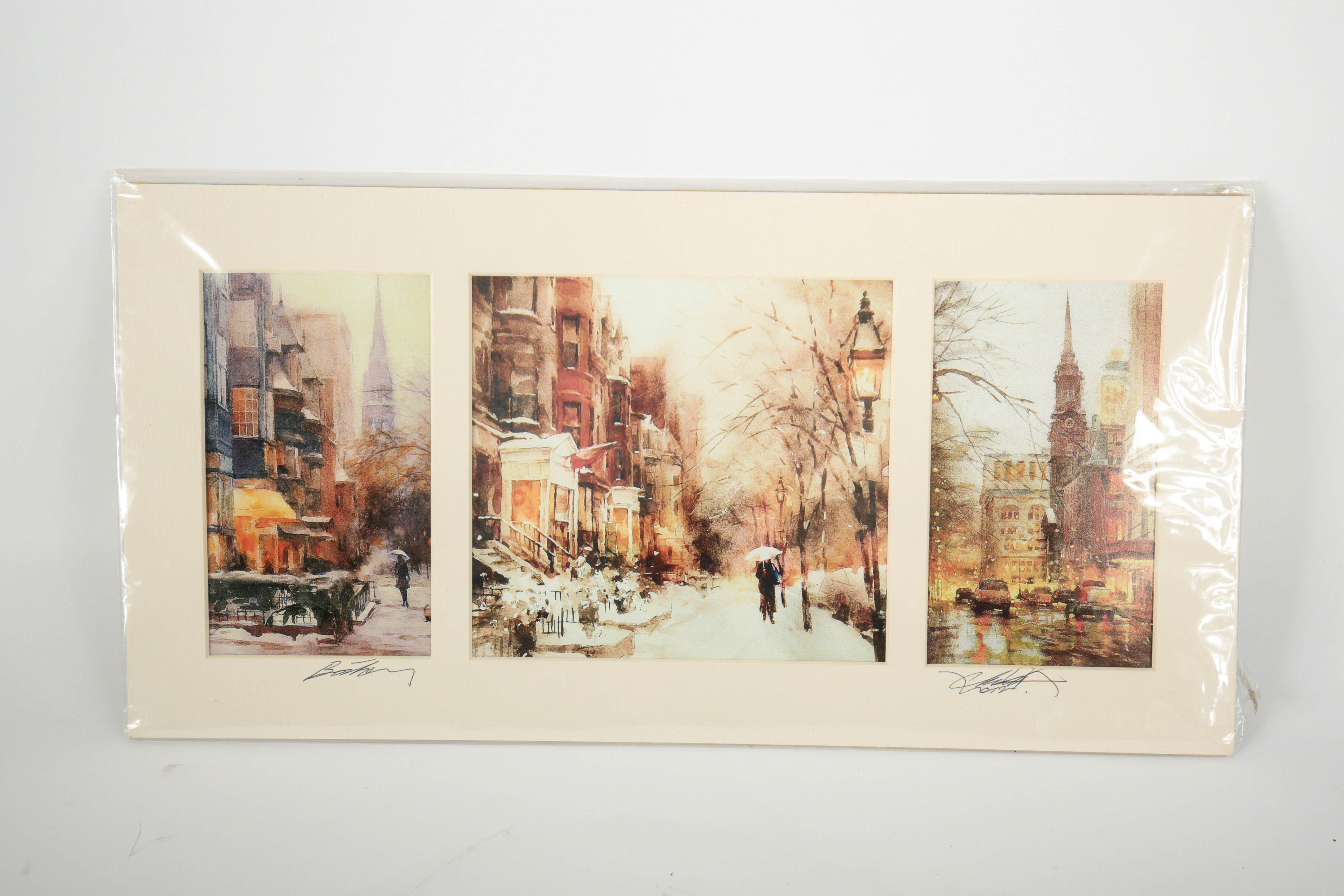 Charlie Wang Reproduction Prints on Paper of Street Views