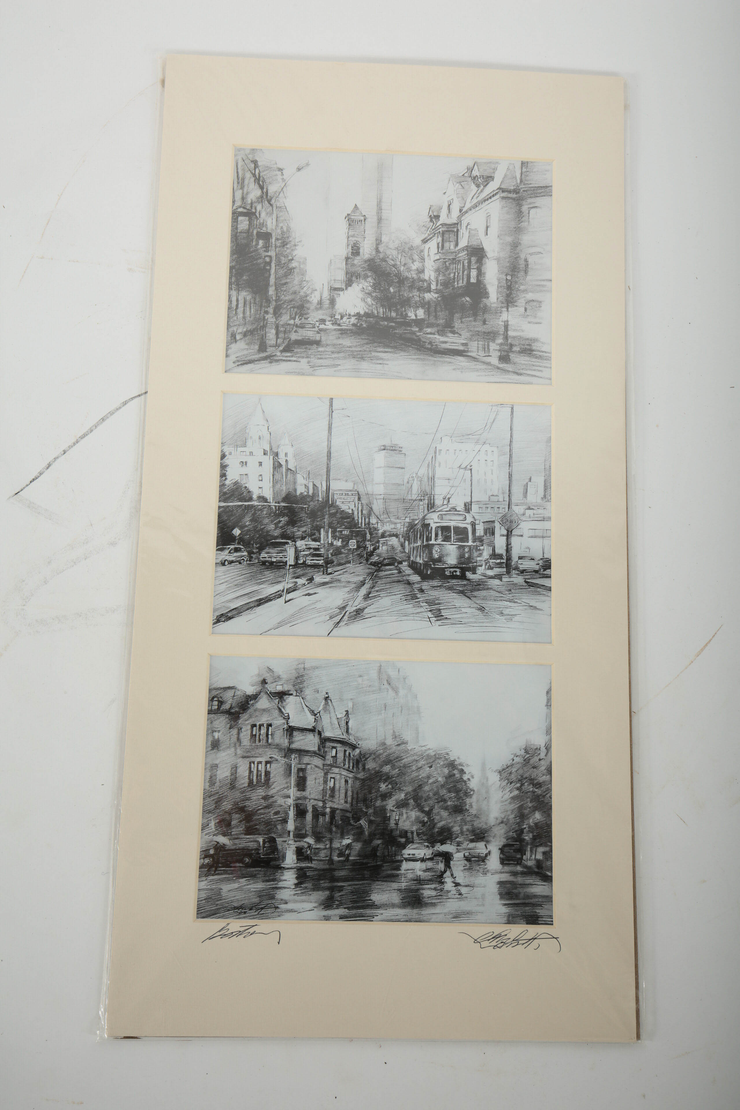 Charlie Wang Reproduction Prints on Paper of Street Views