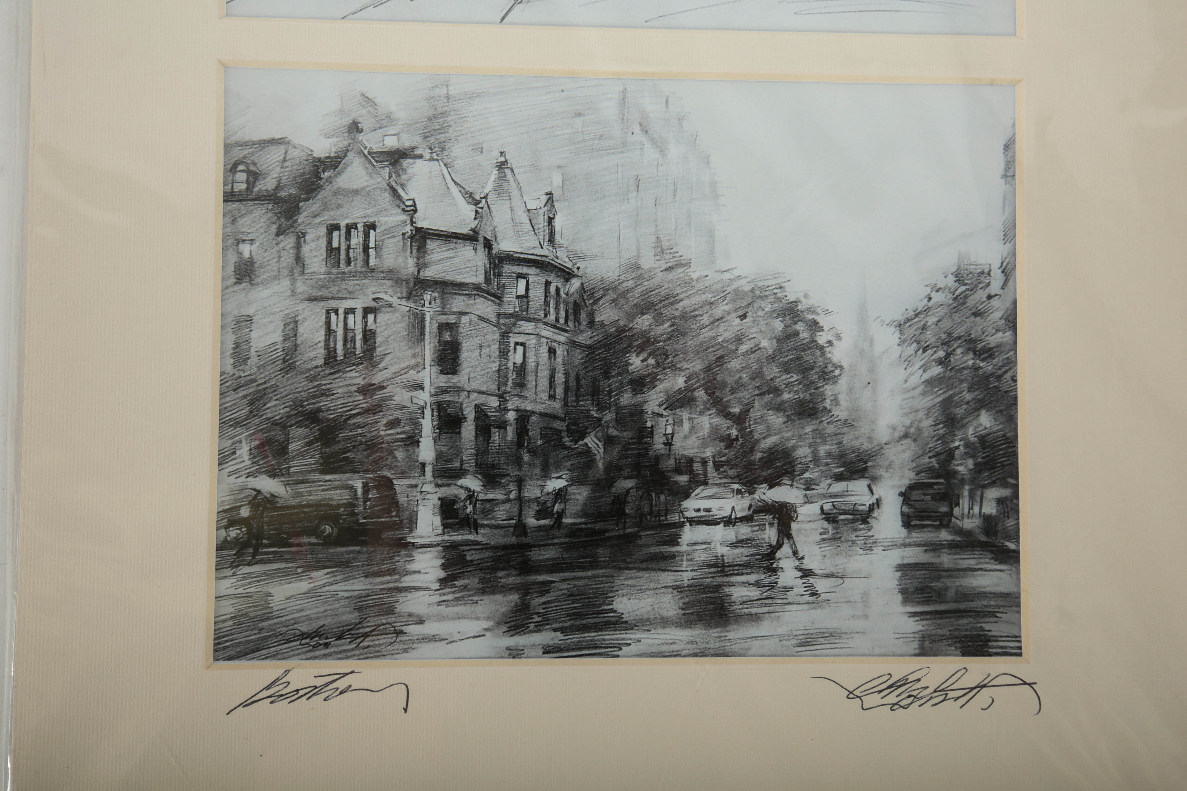 Charlie Wang Reproduction Prints on Paper of Street Views