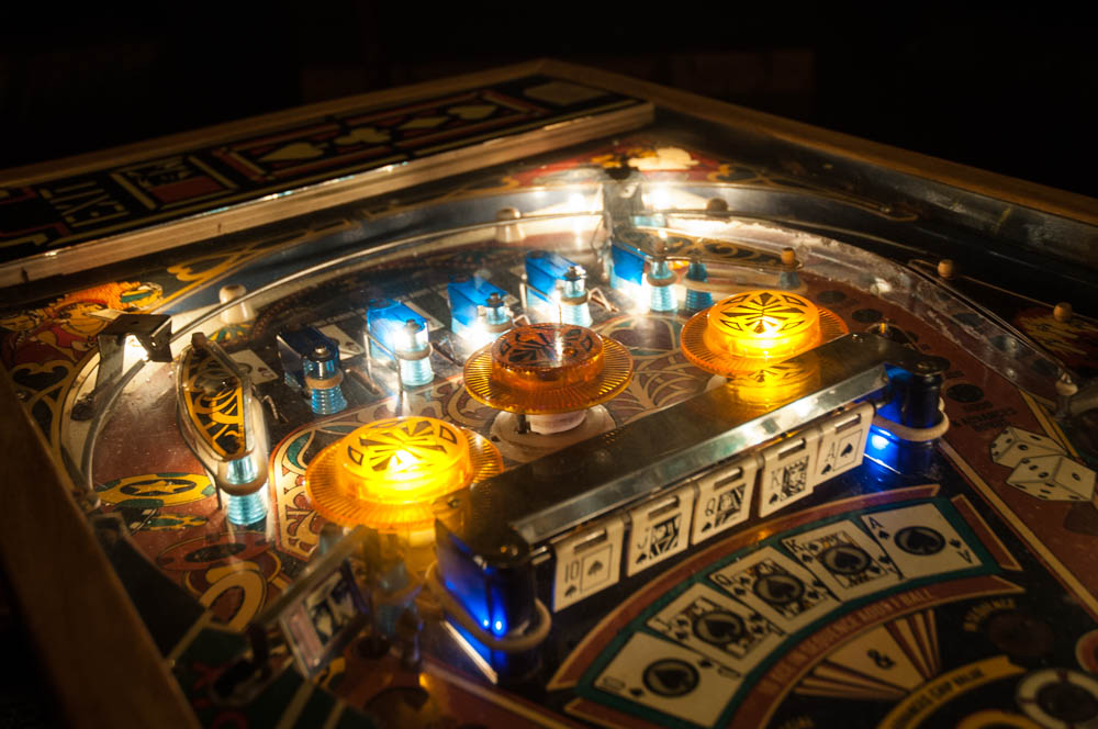 1982 Bally 'Speakeasy" Pinball Repurposed as Table