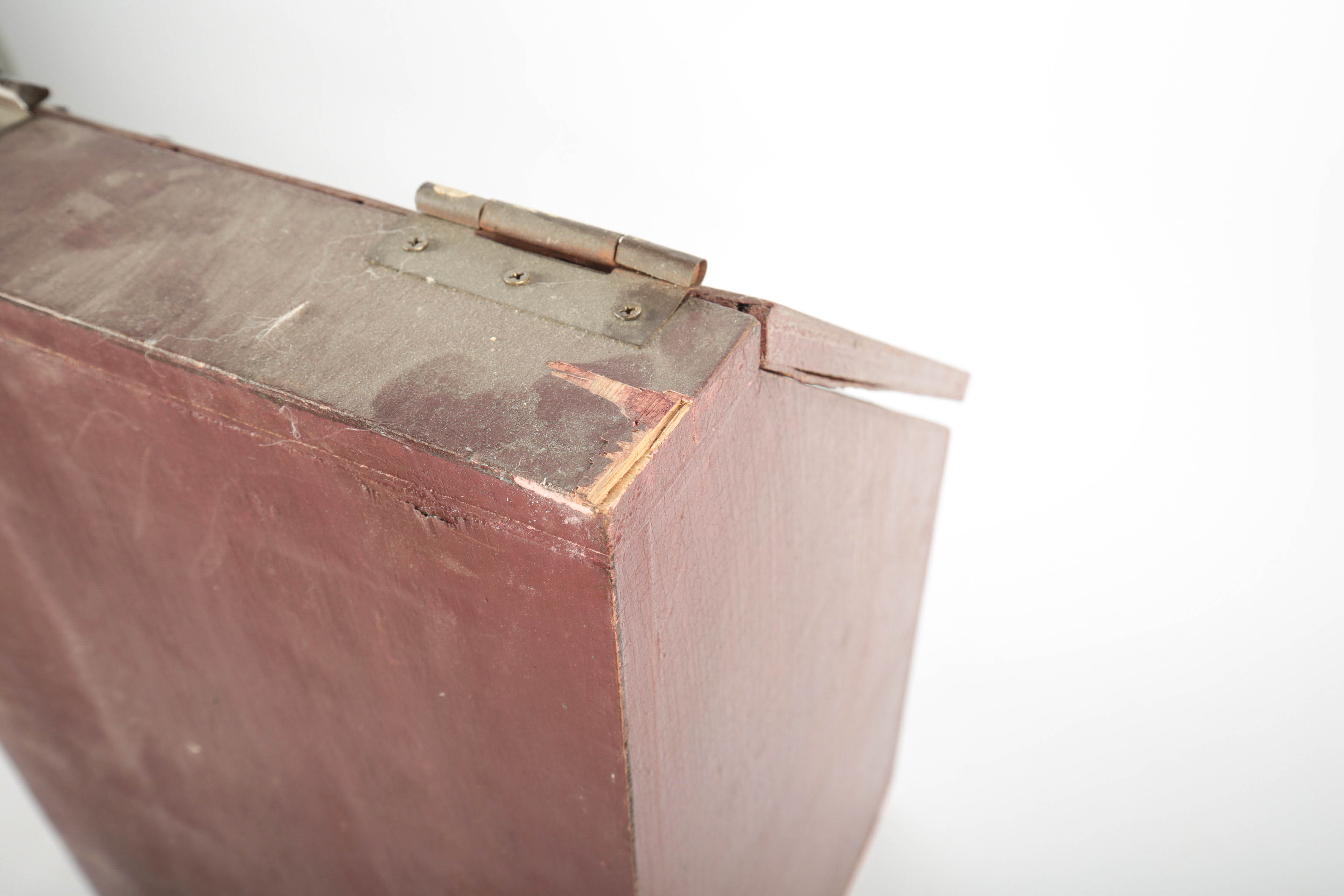 Vintage Red Rooster Flour Box