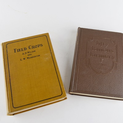 Wilson & Warburton "Field Crops" and Ivins "Fifty Famous Farmers" Books