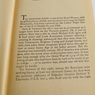 Sinclair Lewis "It Can't Happen Here" Hardcover Book