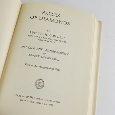 Russell H Conwell "Acres of Diamonds" Hardcover Books