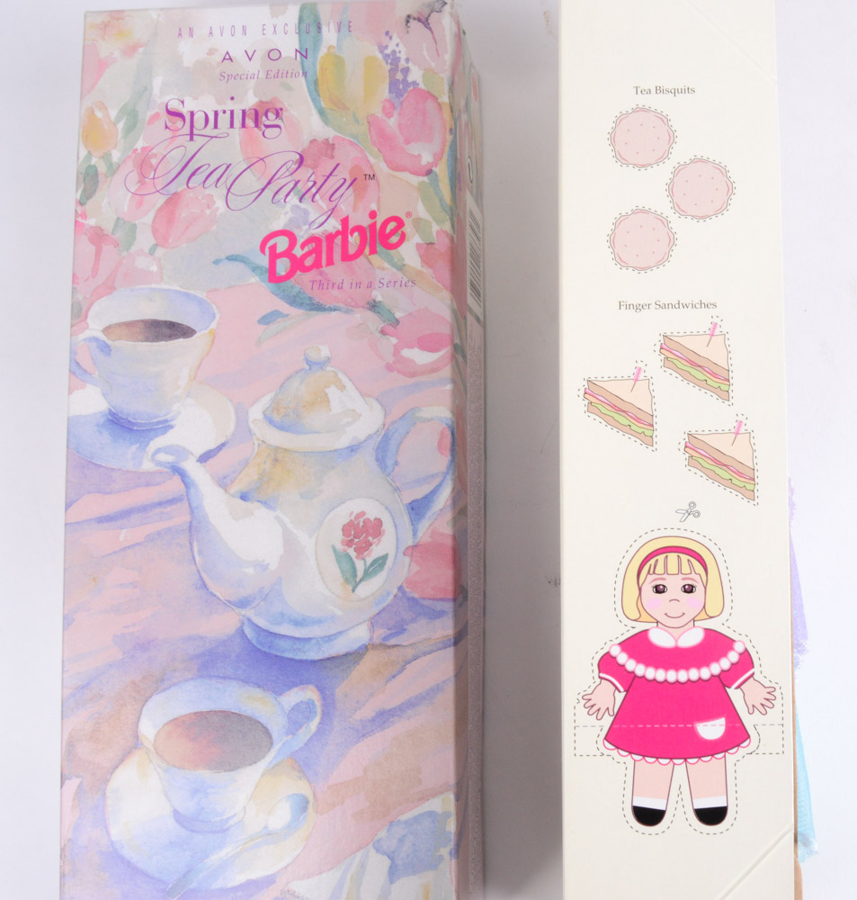 Assortment of Vintage Avon Collector Barbies