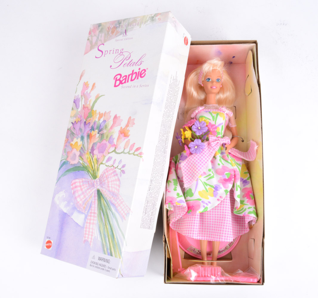 Assortment of Vintage Avon Collector Barbies