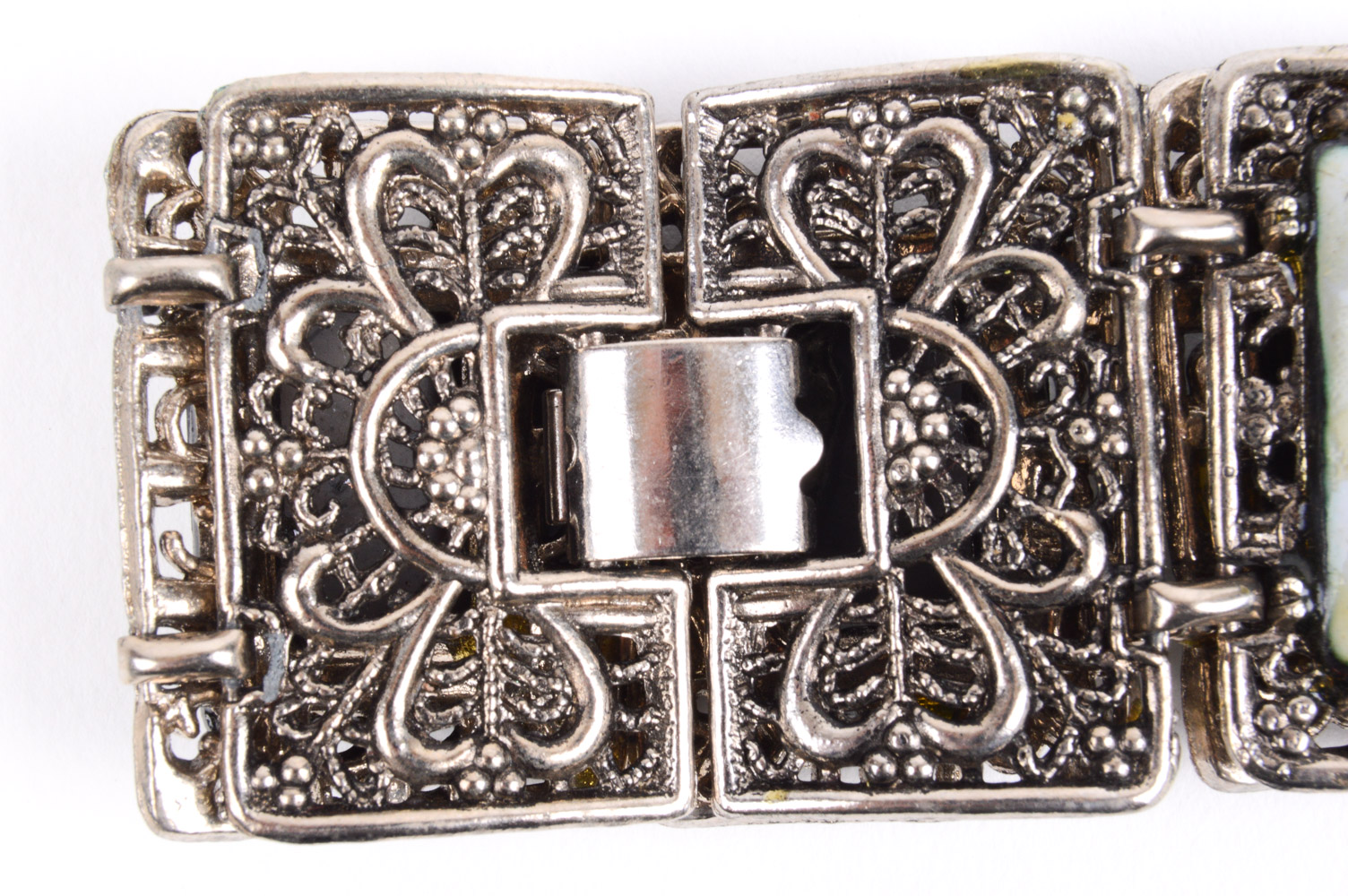 Cameo Bracelet and Matching Earrings