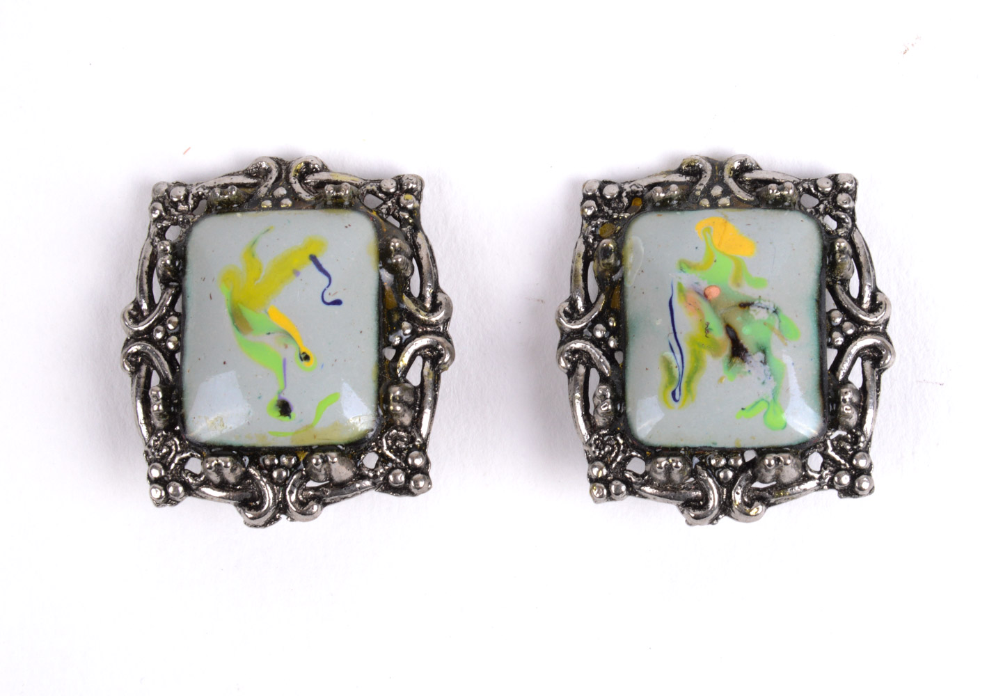 Cameo Bracelet and Matching Earrings