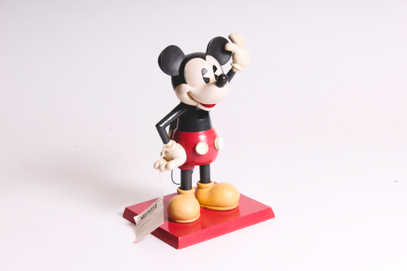 Grouping of Wooden Disney Nutcrackers