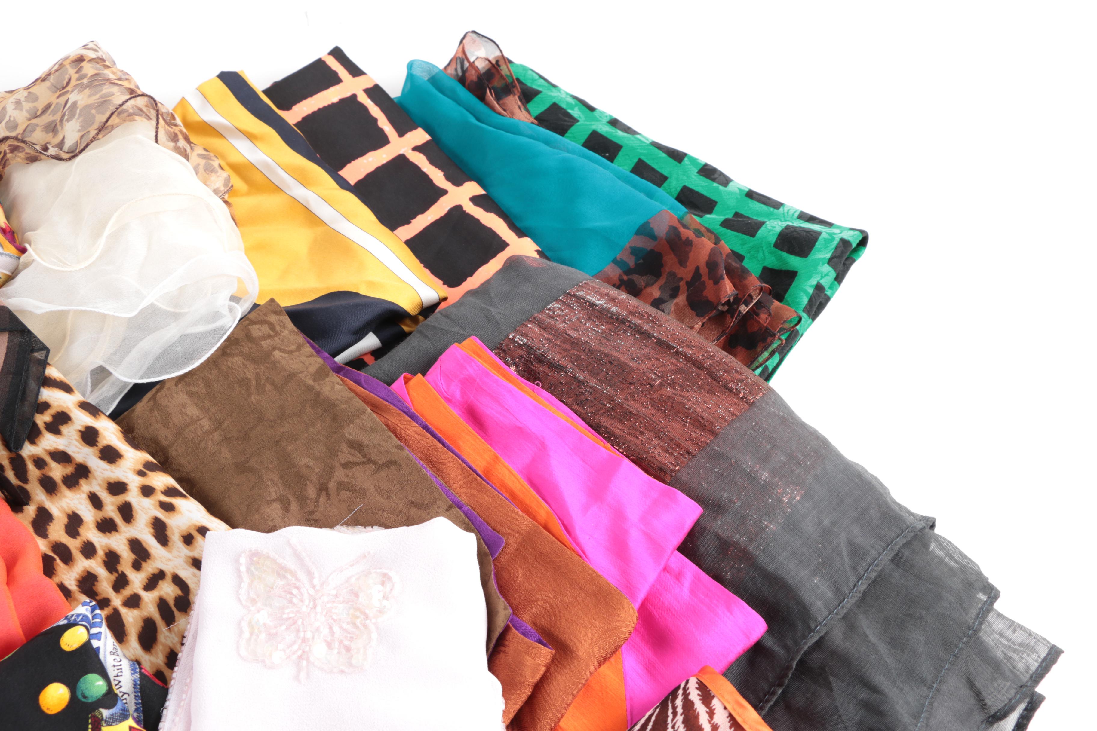 Women's Fashion Scarves Including Nordstrom and Perry Ellis