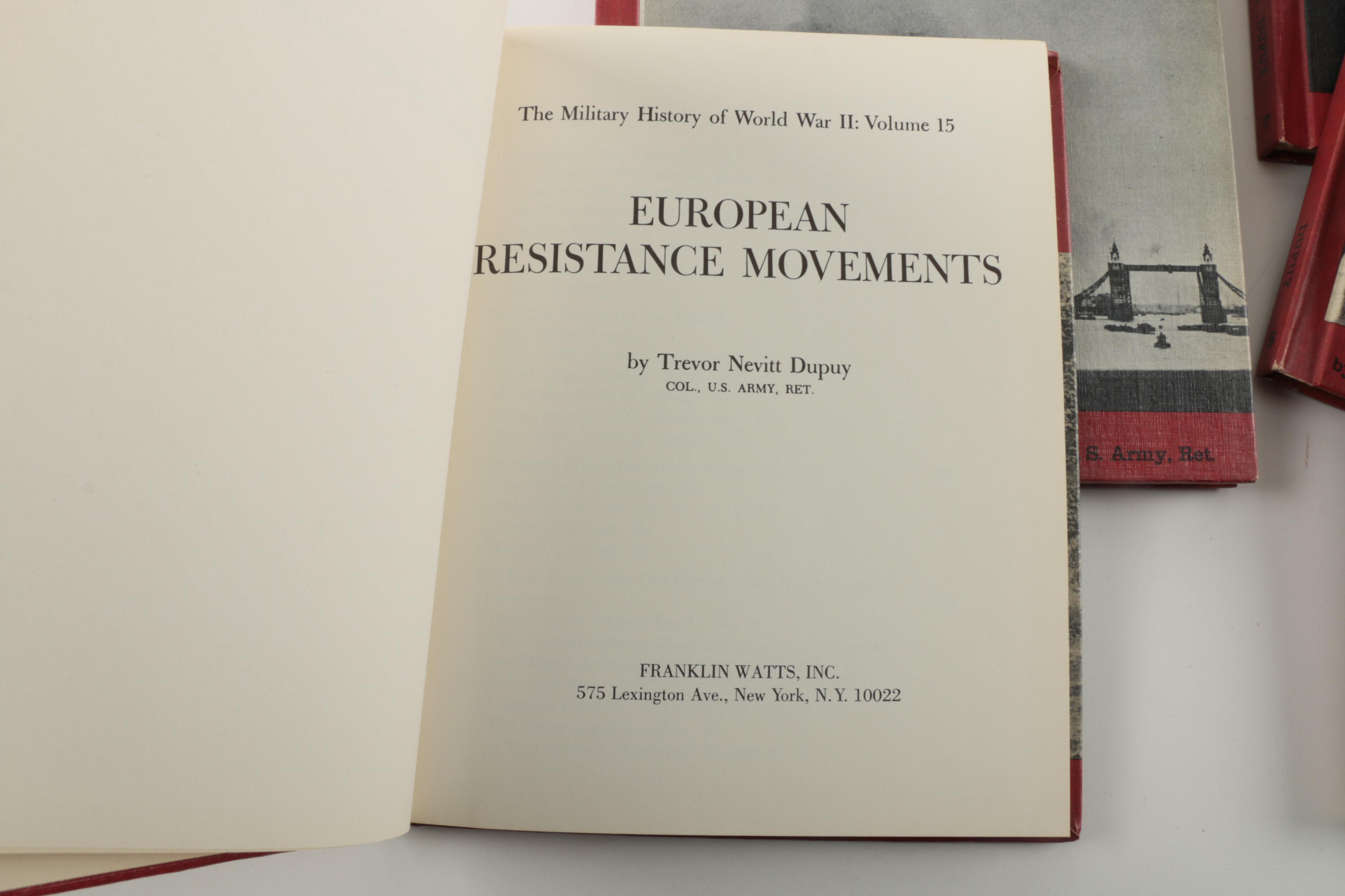 Complete Set of  "Military History of World War II" Books