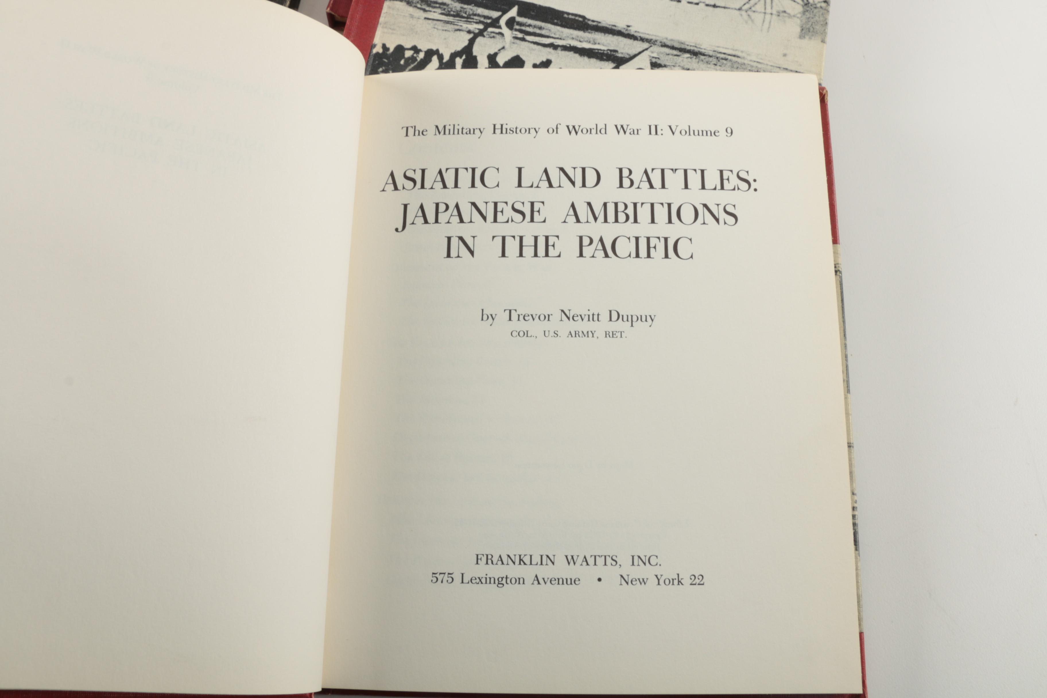 Complete Set of  "Military History of World War II" Books