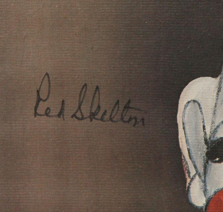 Sad Clown Photo Offset Lithograph after Richard "Red" Skelton